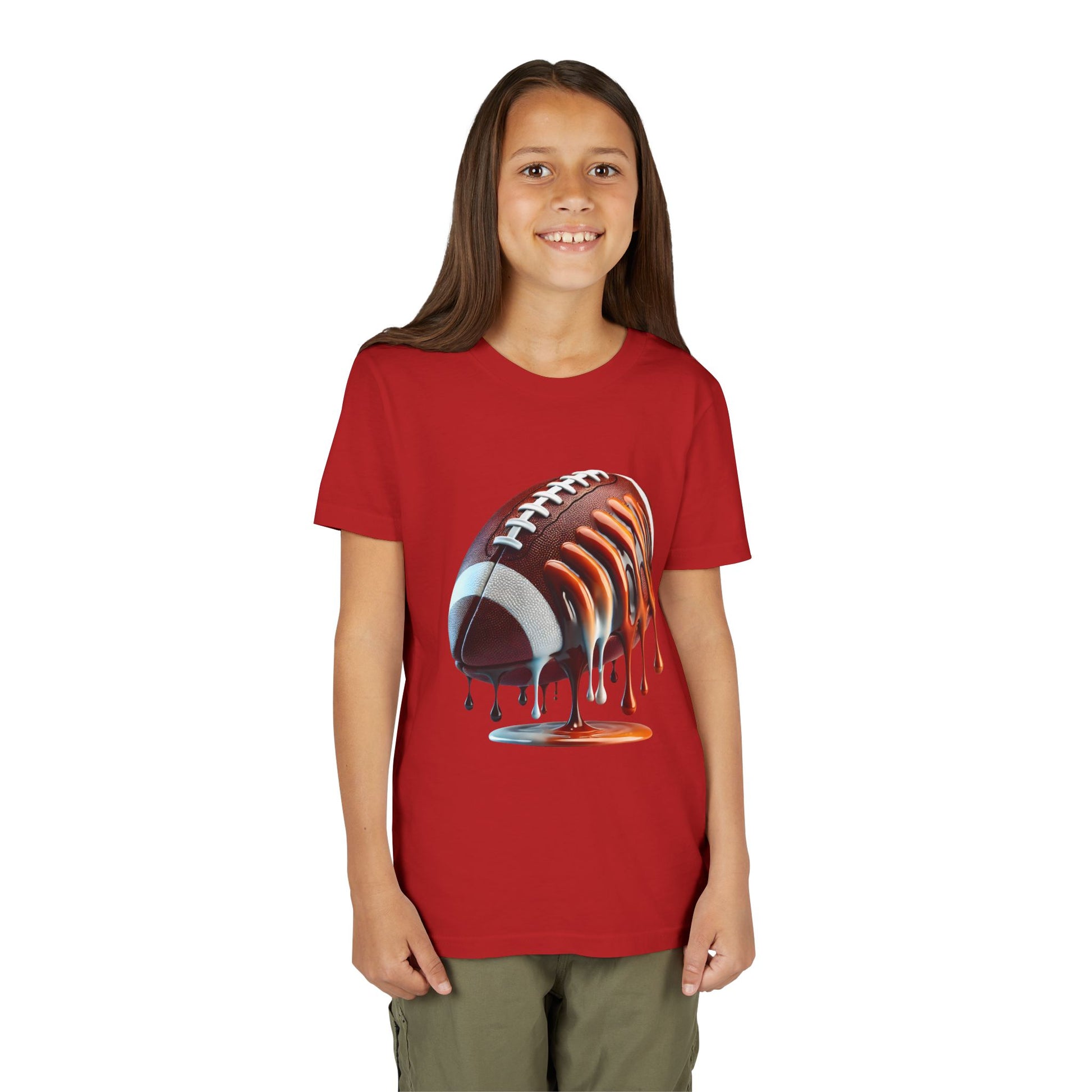 Dripping Football Youth Tee