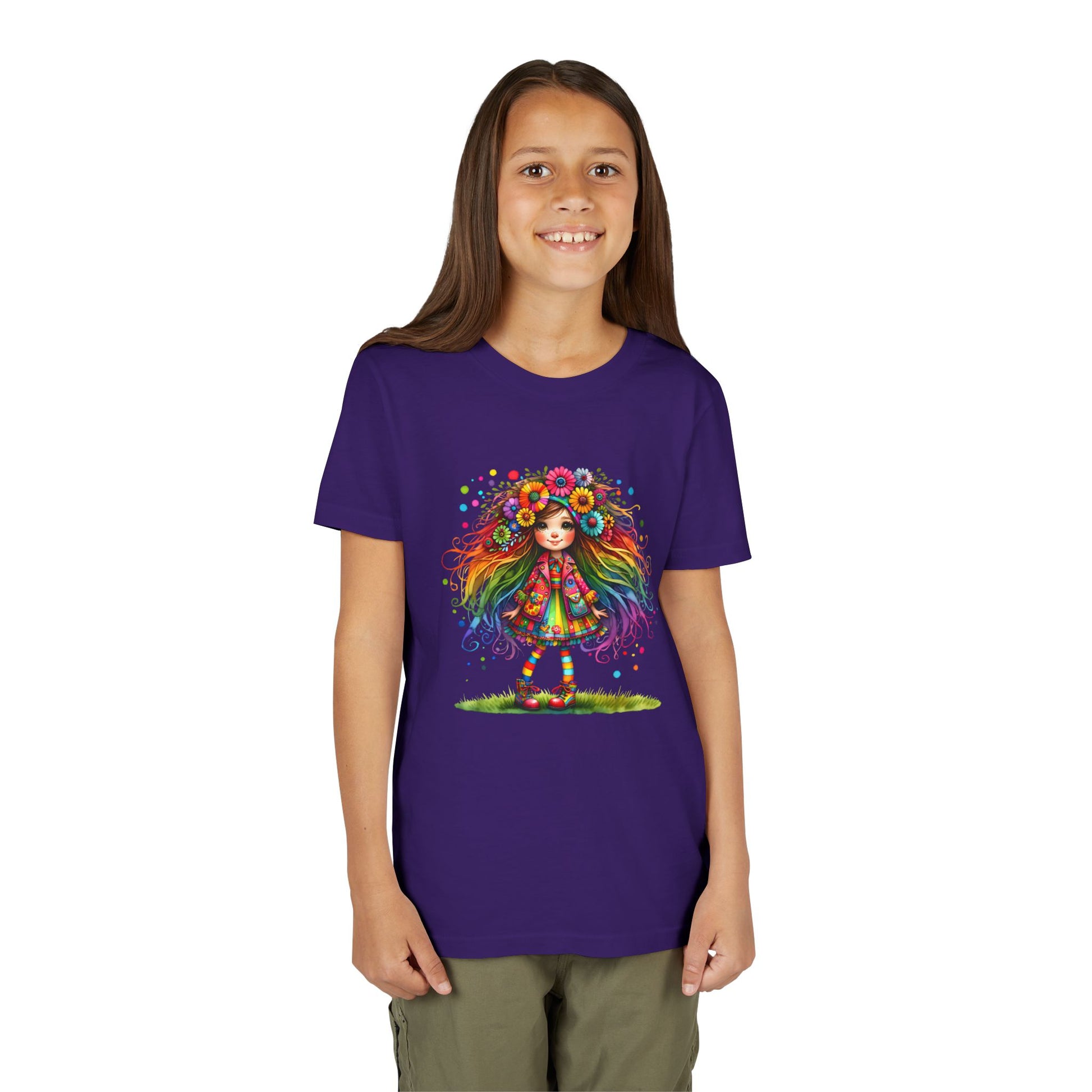 Whimsical Flower Child Youth Tee