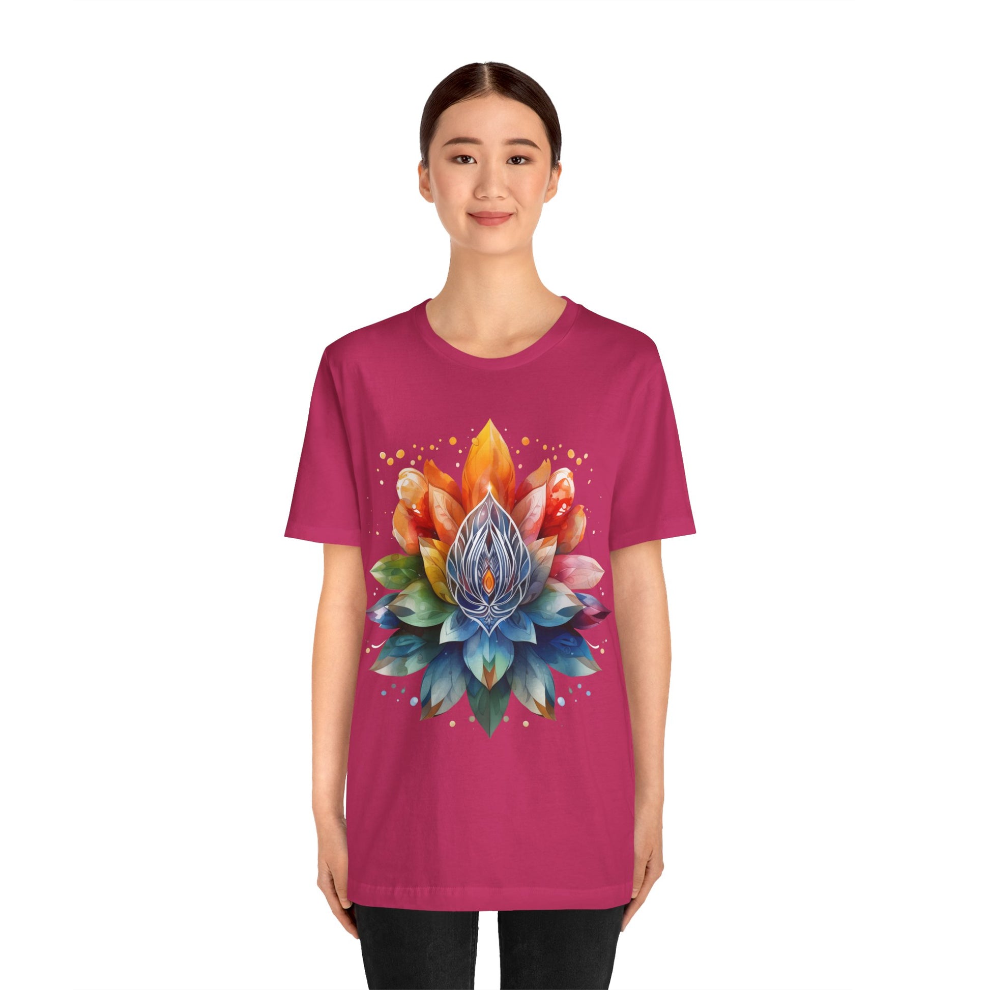 Colorful Lotus Flower T-Shirt