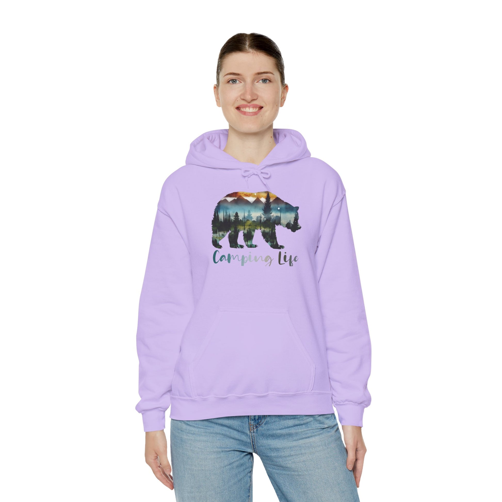 Camping Life Bear Hoodie