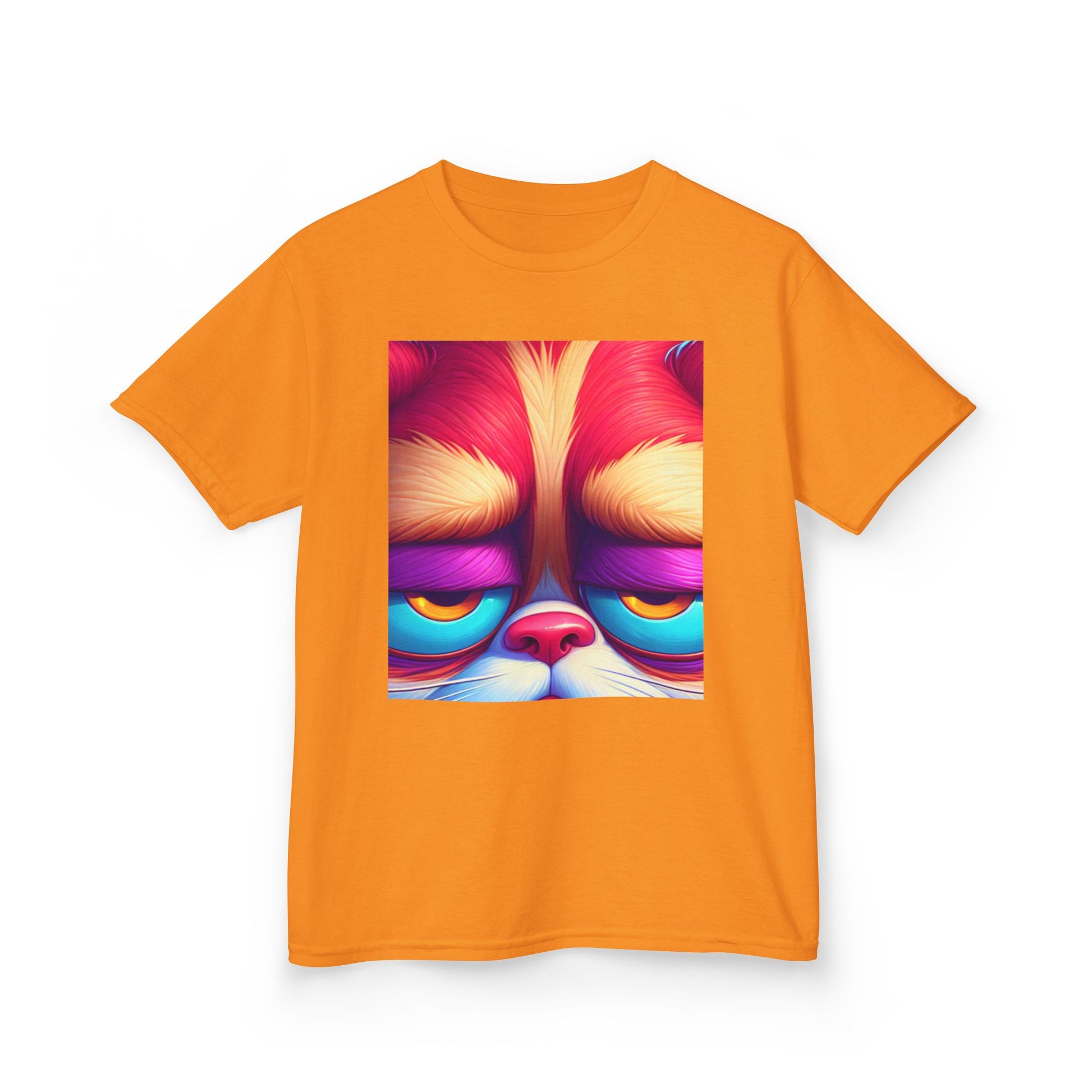 Colorful Grumpy Cat Kids Tee