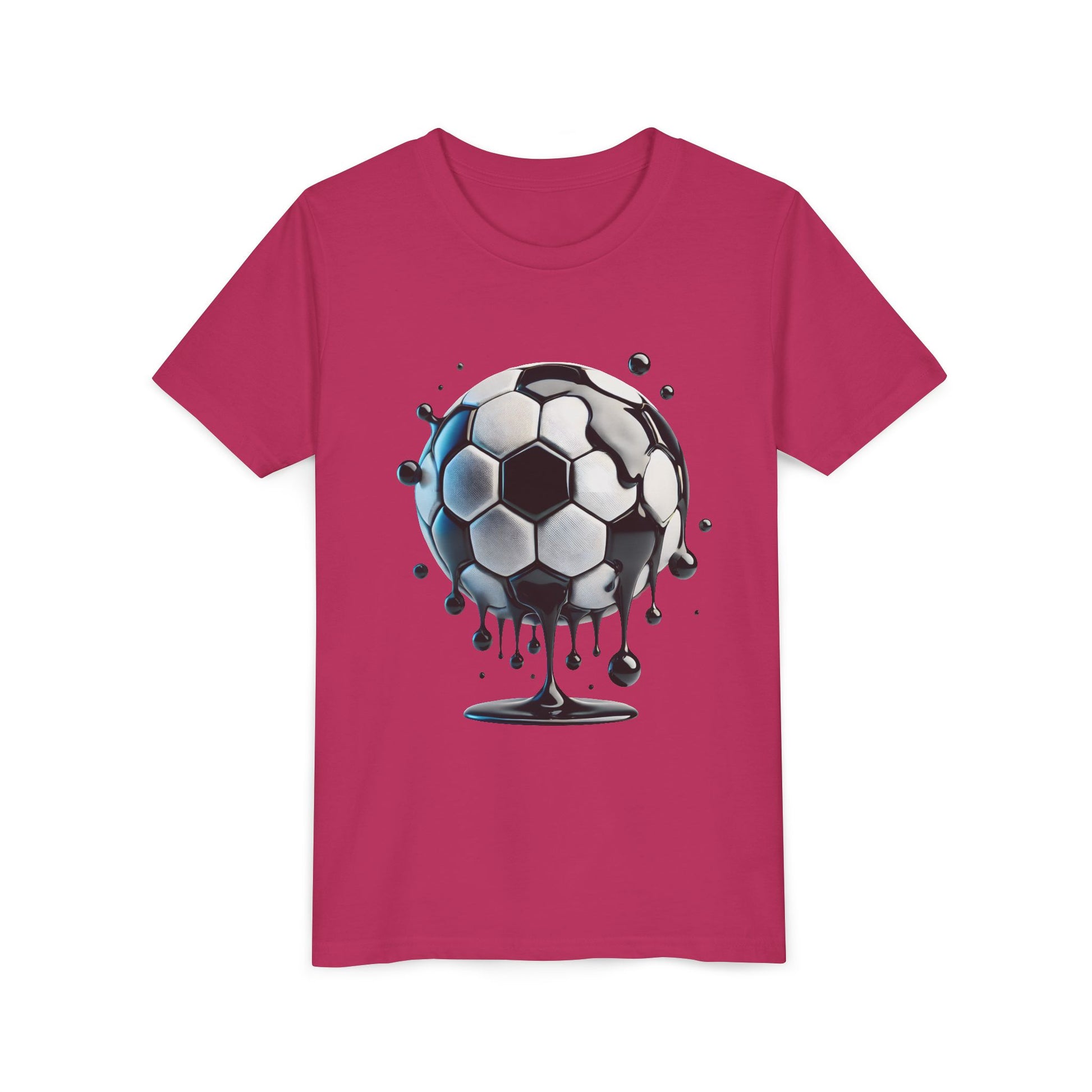 Dripping Soccer Ball Youth Tee