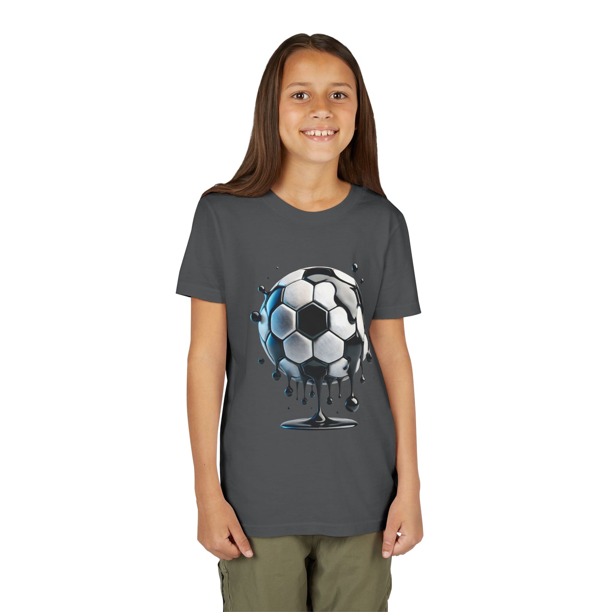 Dripping Soccer Ball Youth Tee