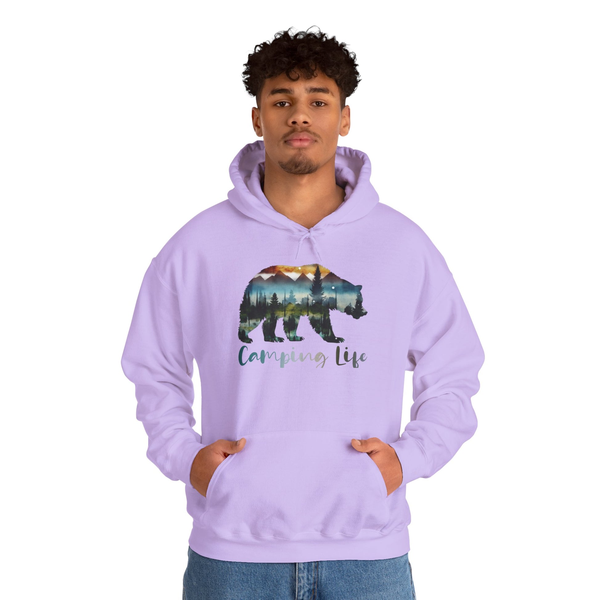 Camping Life Bear Hoodie