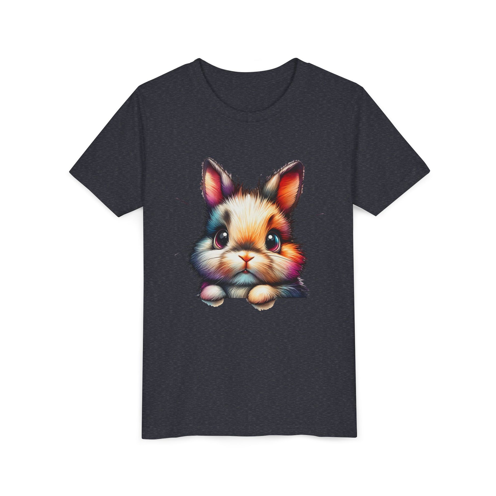 Colorful Bunny Youth Short Sleeve Tee