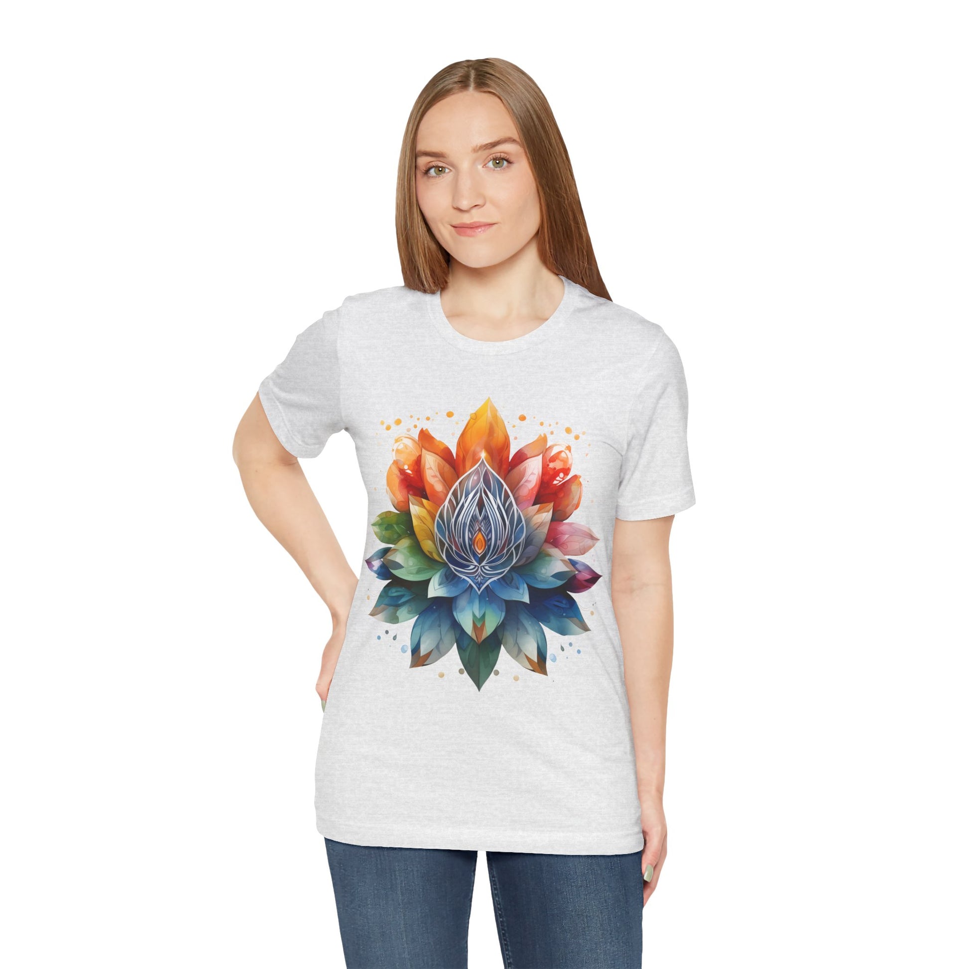 Colorful Lotus Flower T-Shirt
