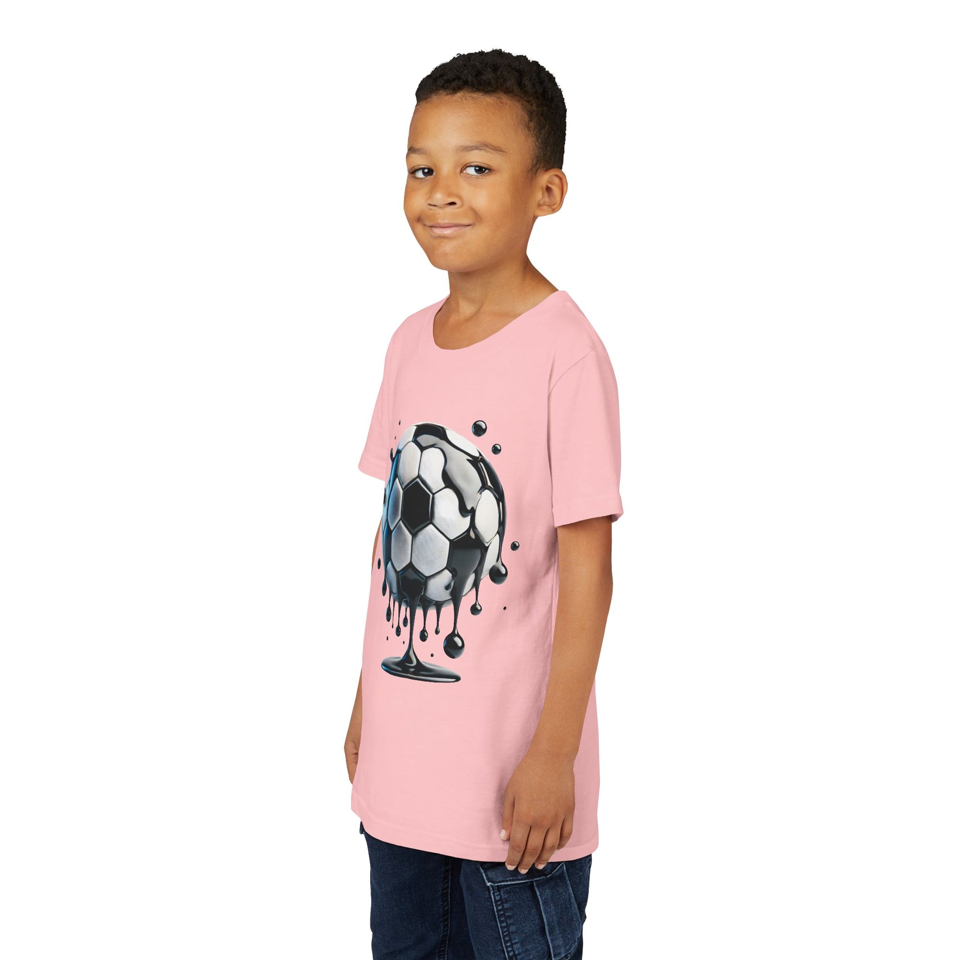 Dripping Soccer Ball Youth Tee