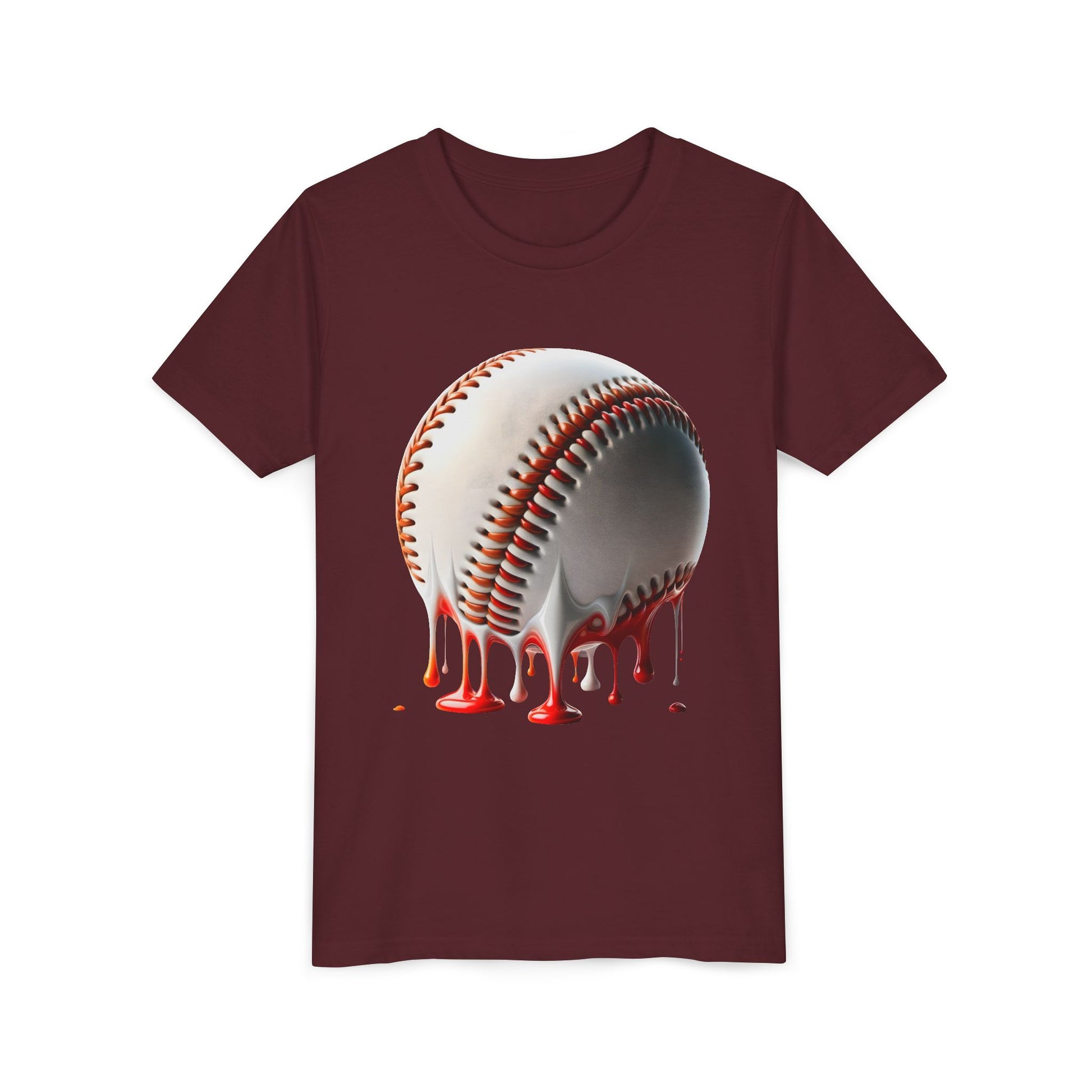 Youth Baseball Inspired Dripping Tee