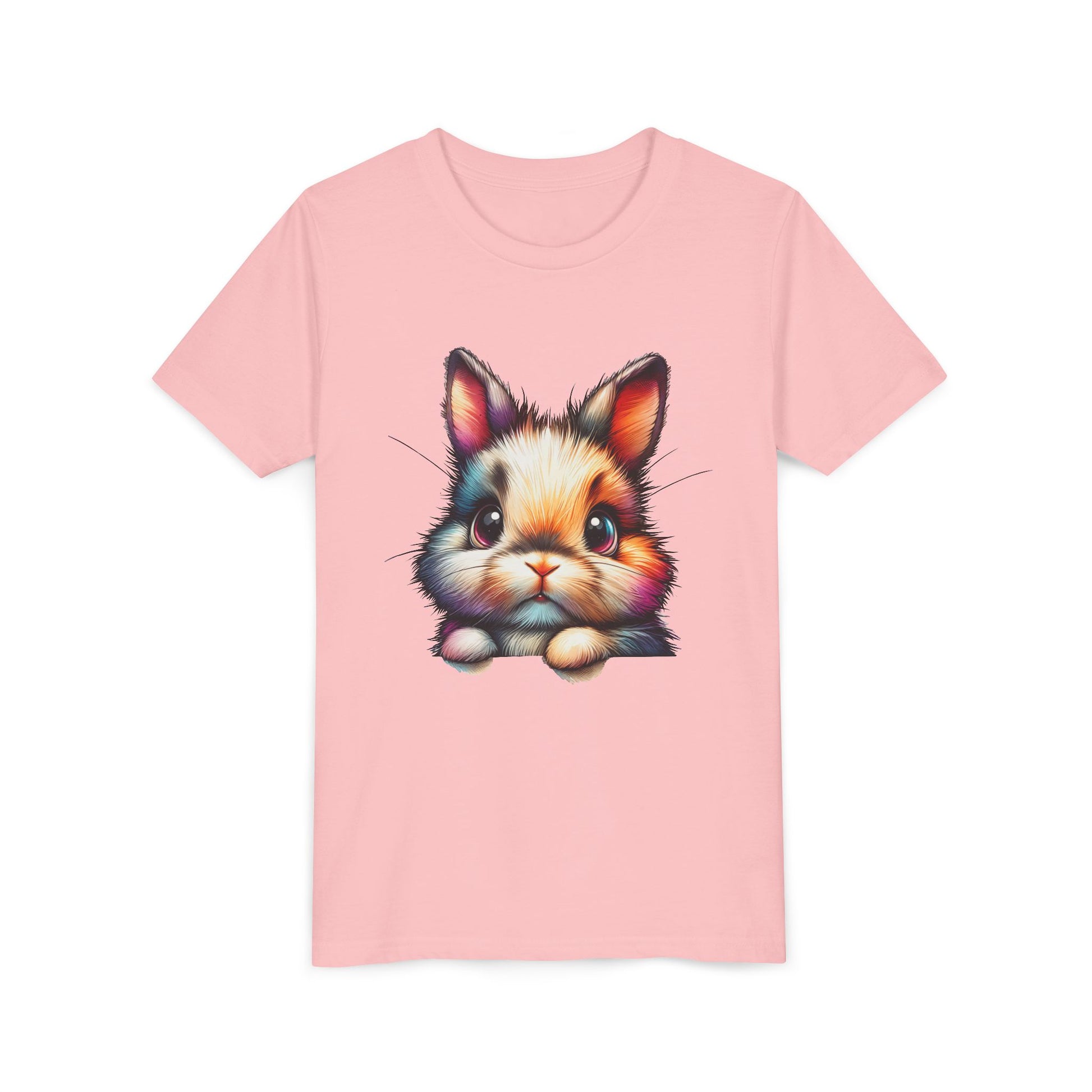 Colorful Bunny Youth Short Sleeve Tee