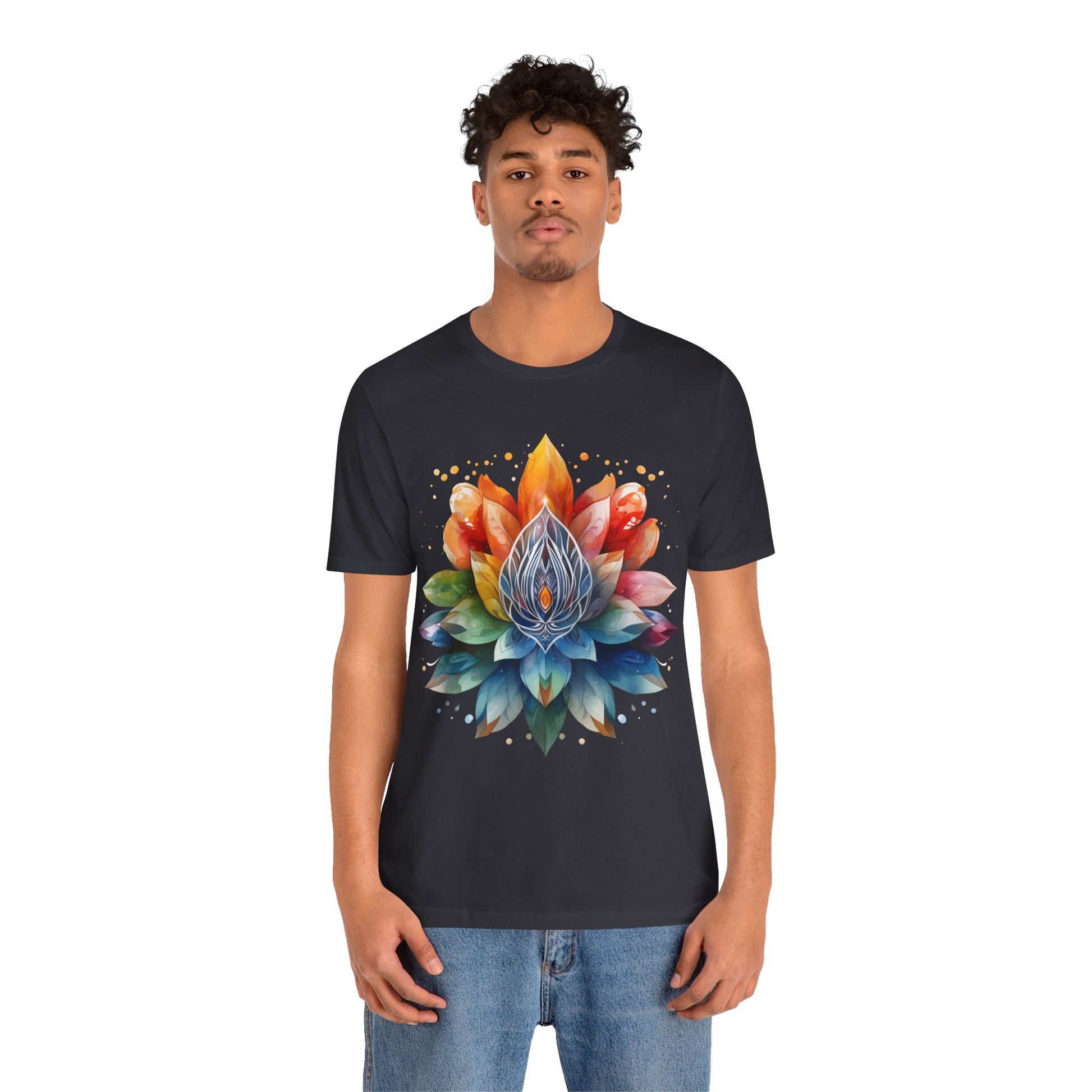 Colorful Lotus Flower T-Shirt