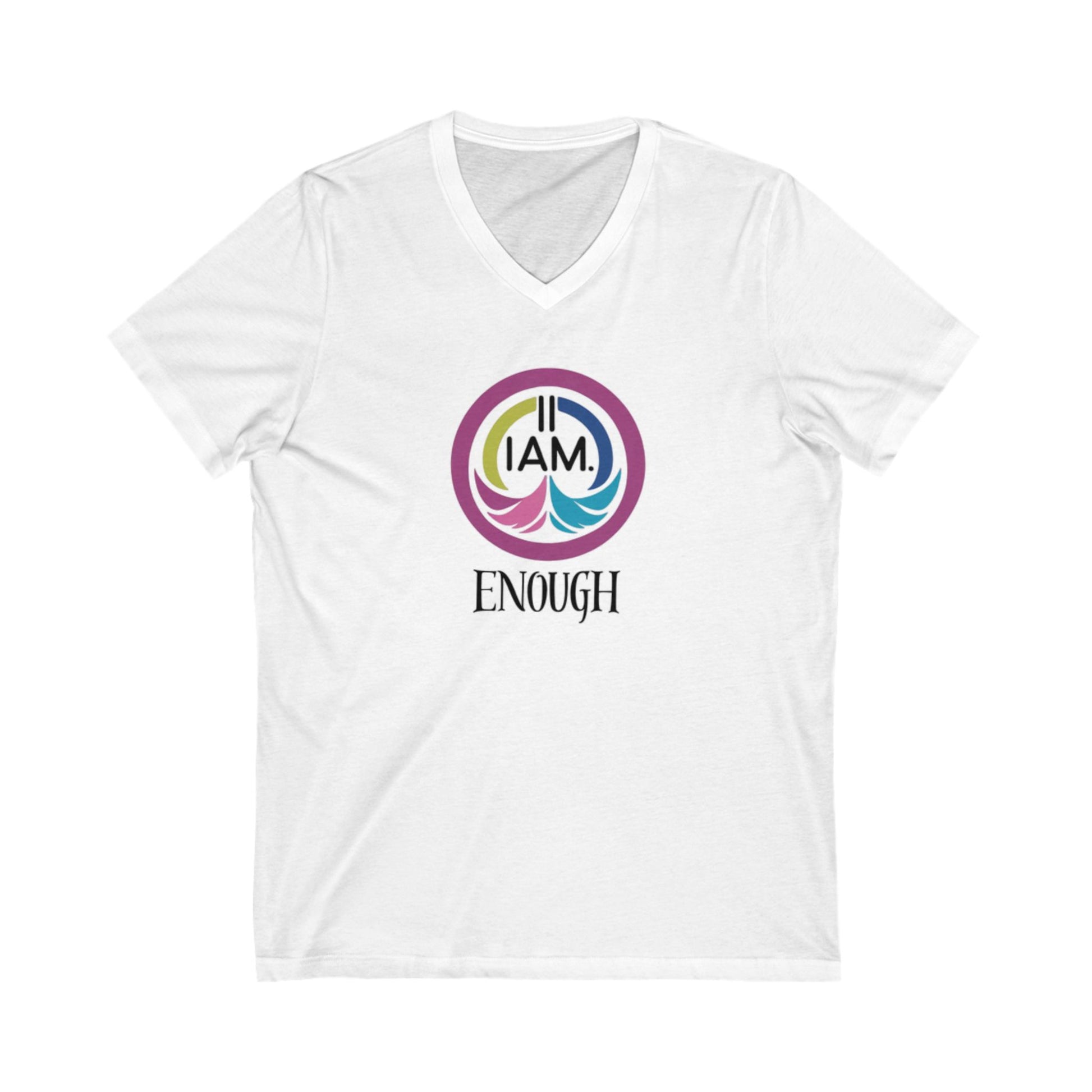 Empowering V-Neck Tee | I AM ENOUGH