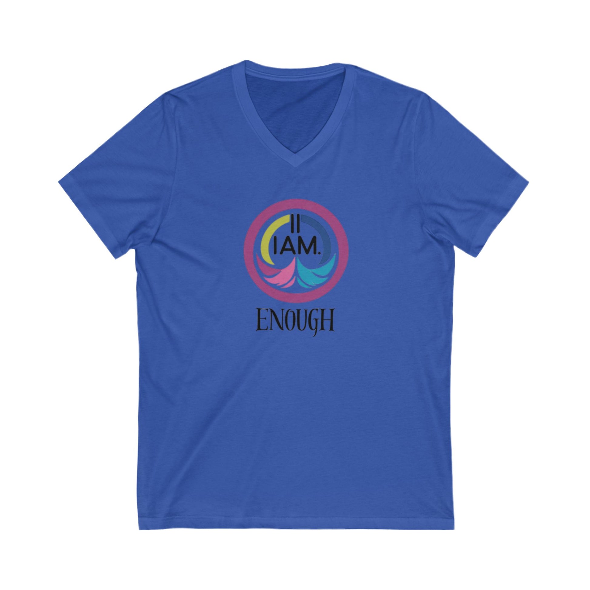 Empowering V-Neck Tee | I AM ENOUGH