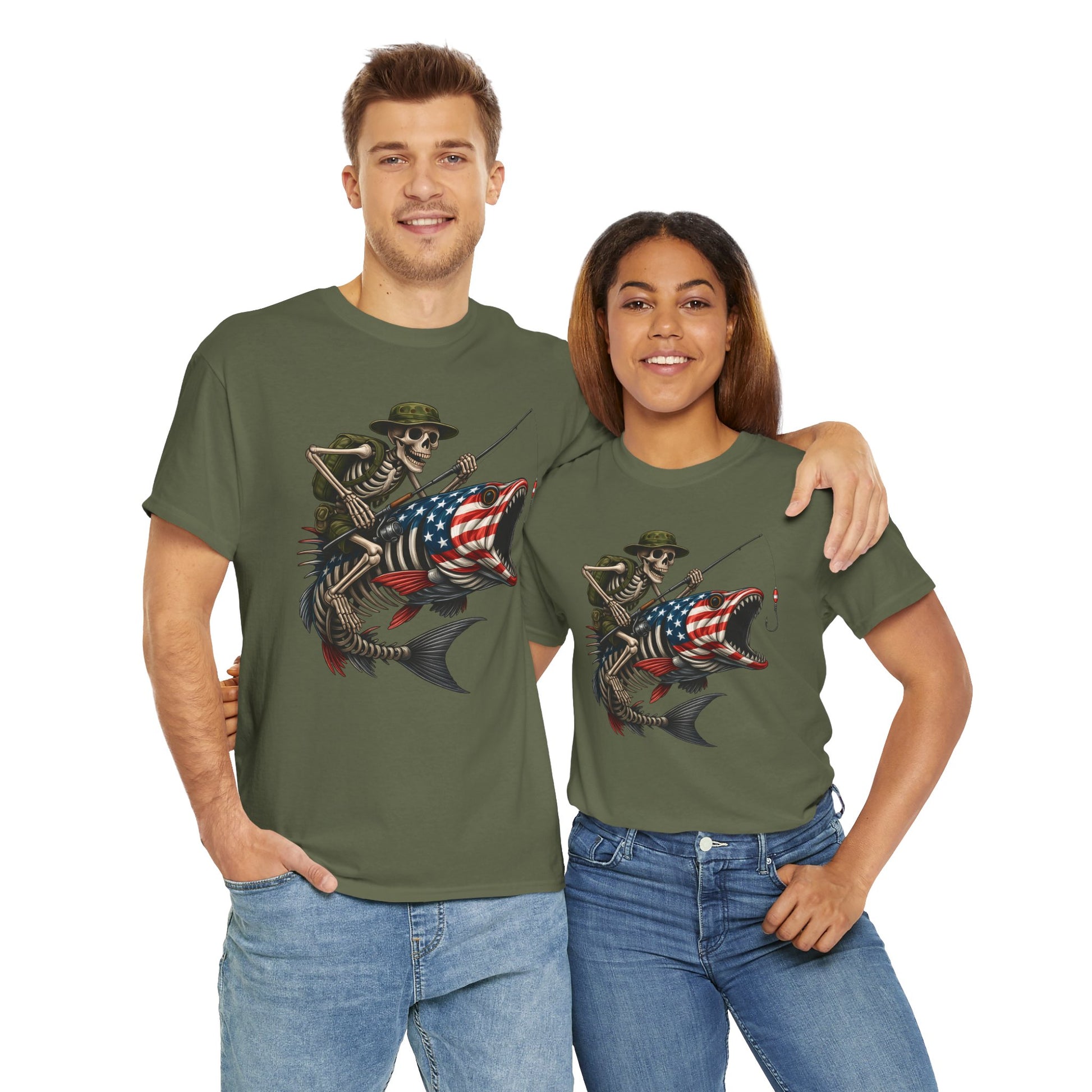Fishing Skeleton Tee