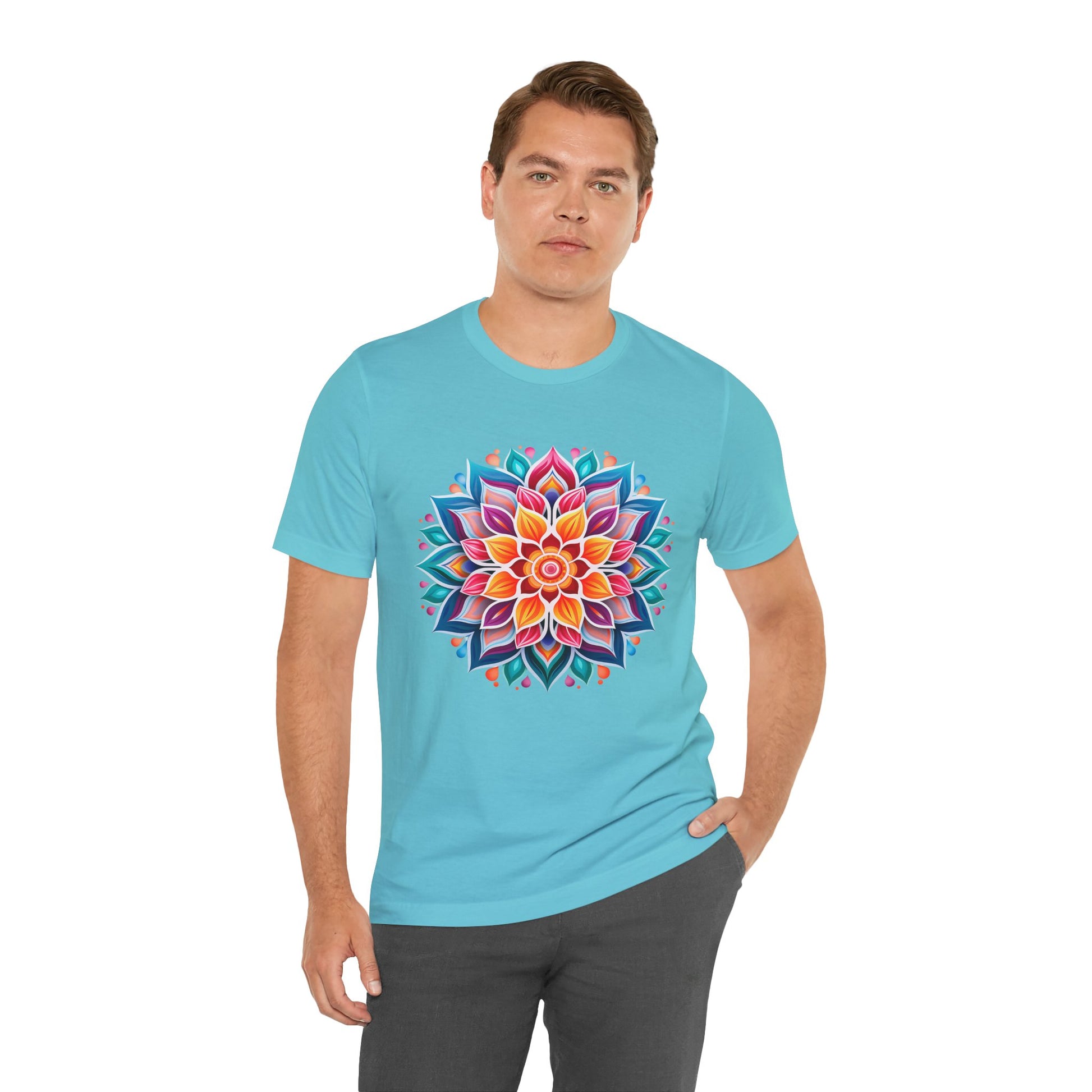 Vibrant Mandala Graphic Tee