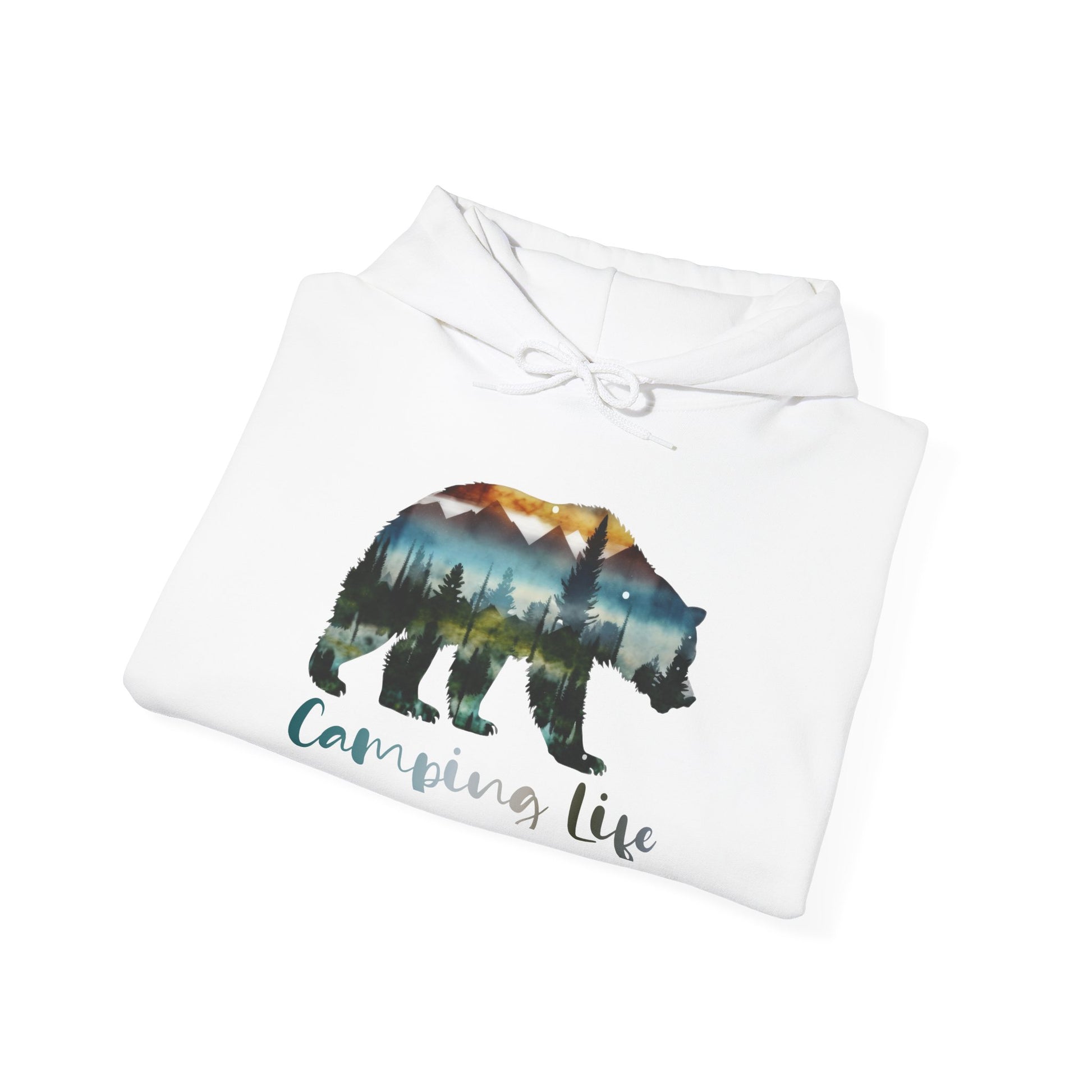 Camping Life Bear Hoodie