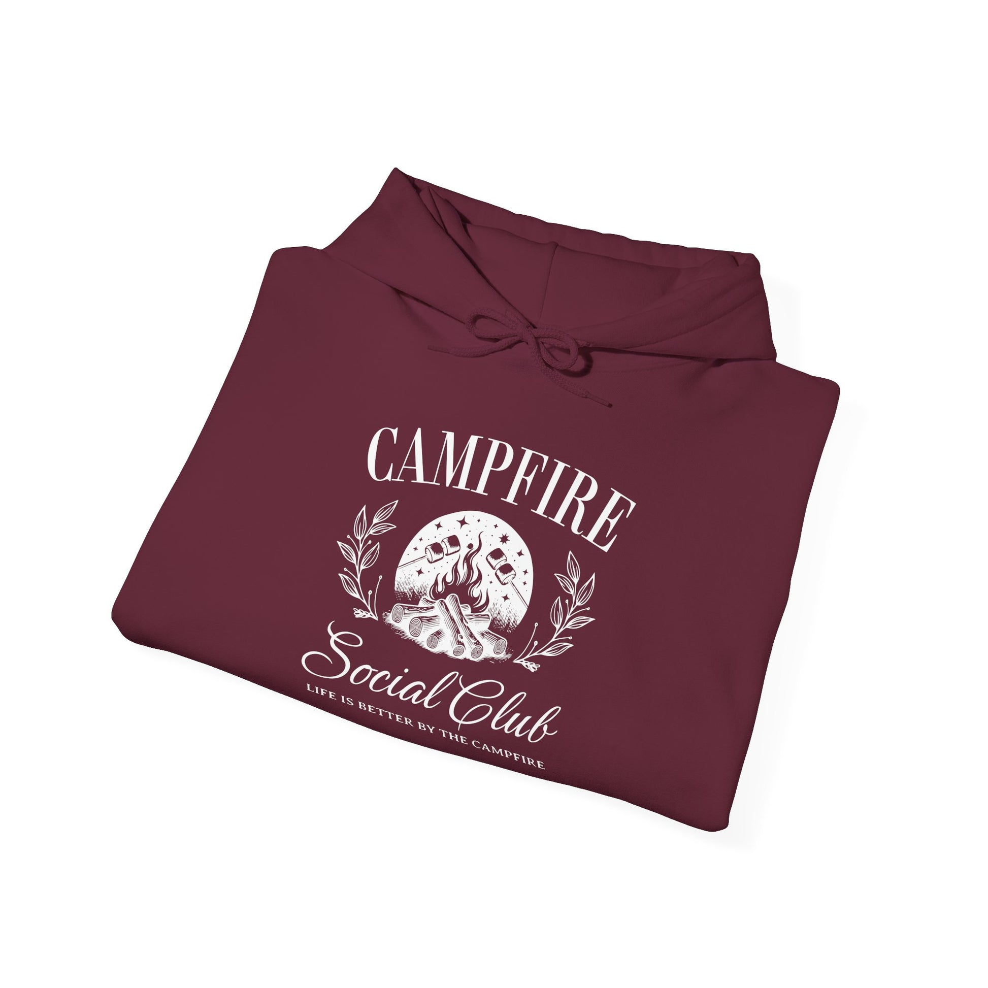 Campfire Social Club Hoodie – Life’s Better Around the Flames