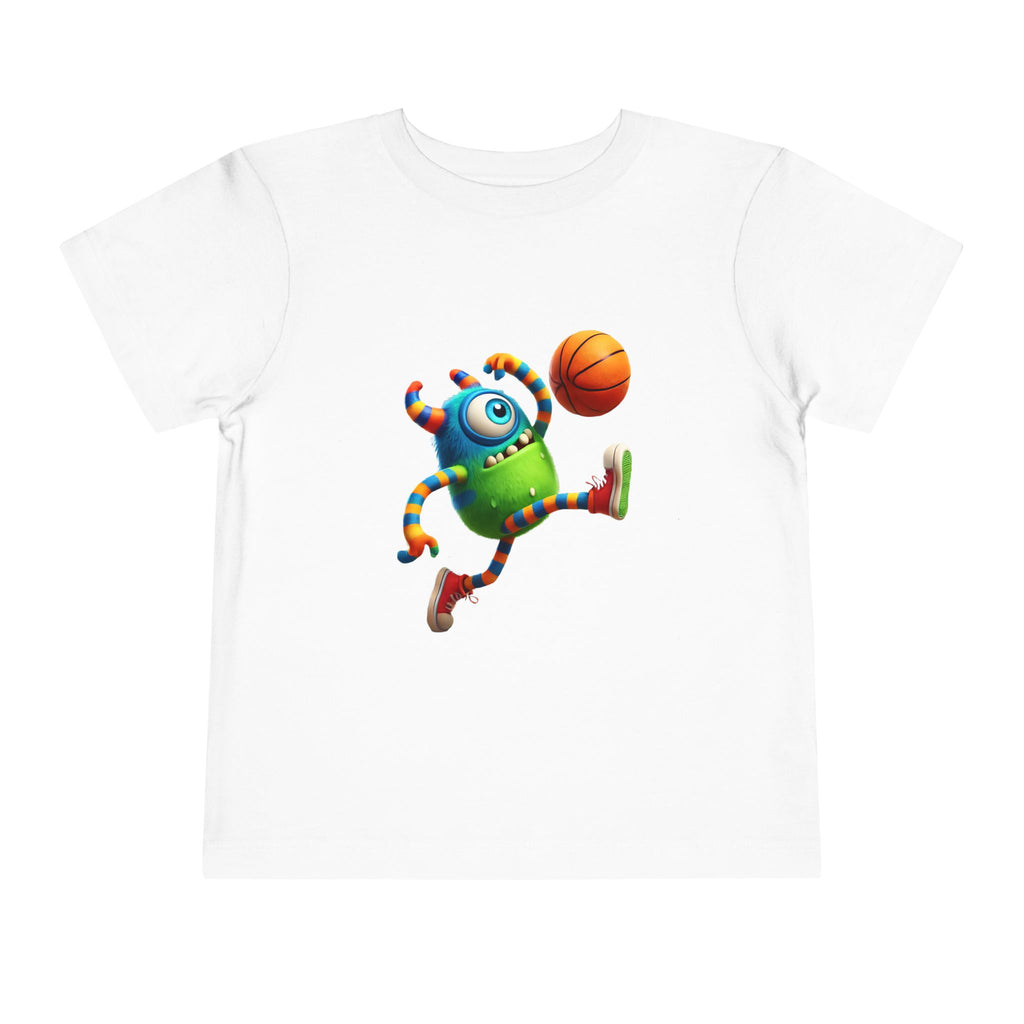 Playful Monster Toddler Tee, Fun Kids Shirt