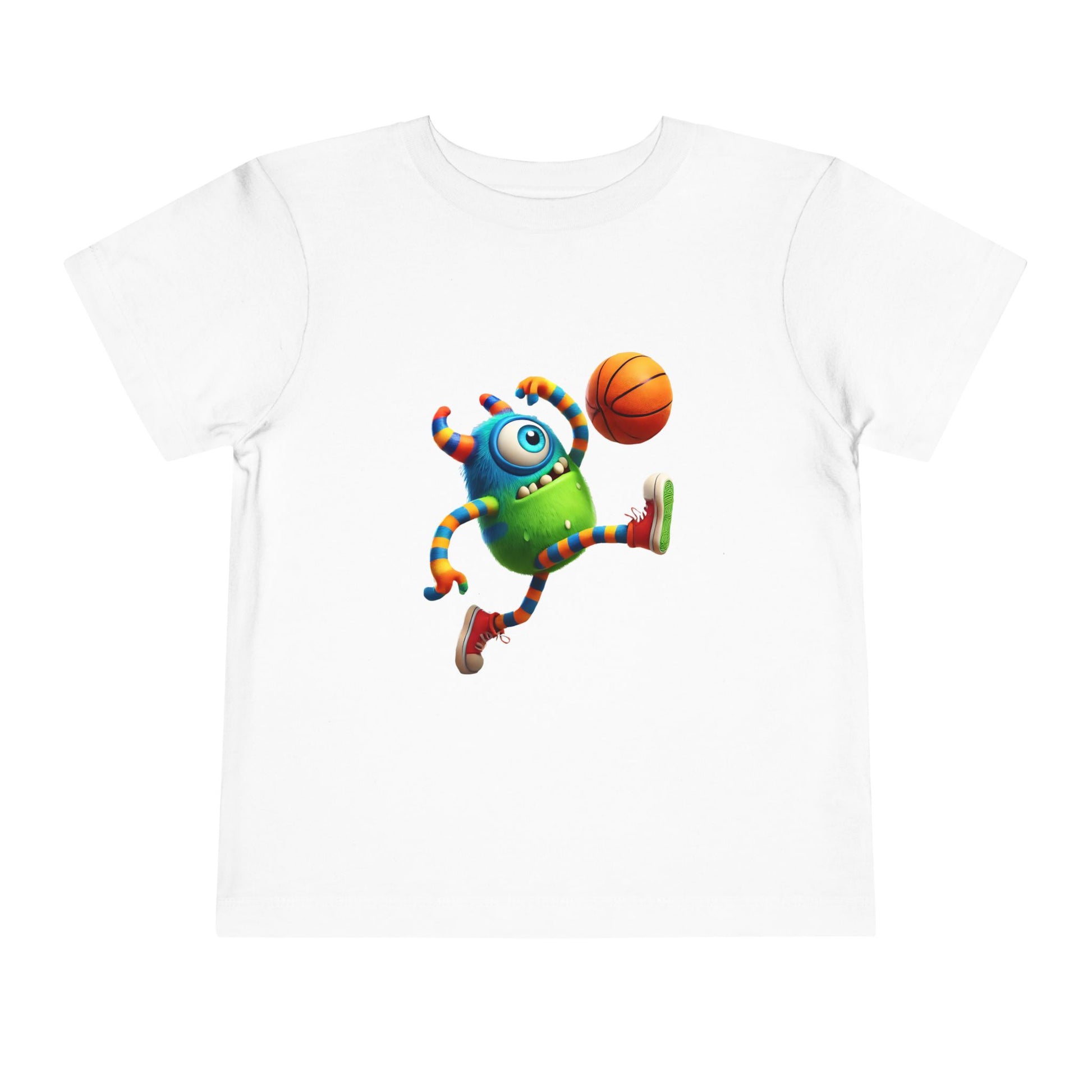 Playful Monster Toddler Tee, Fun Kids Shirt