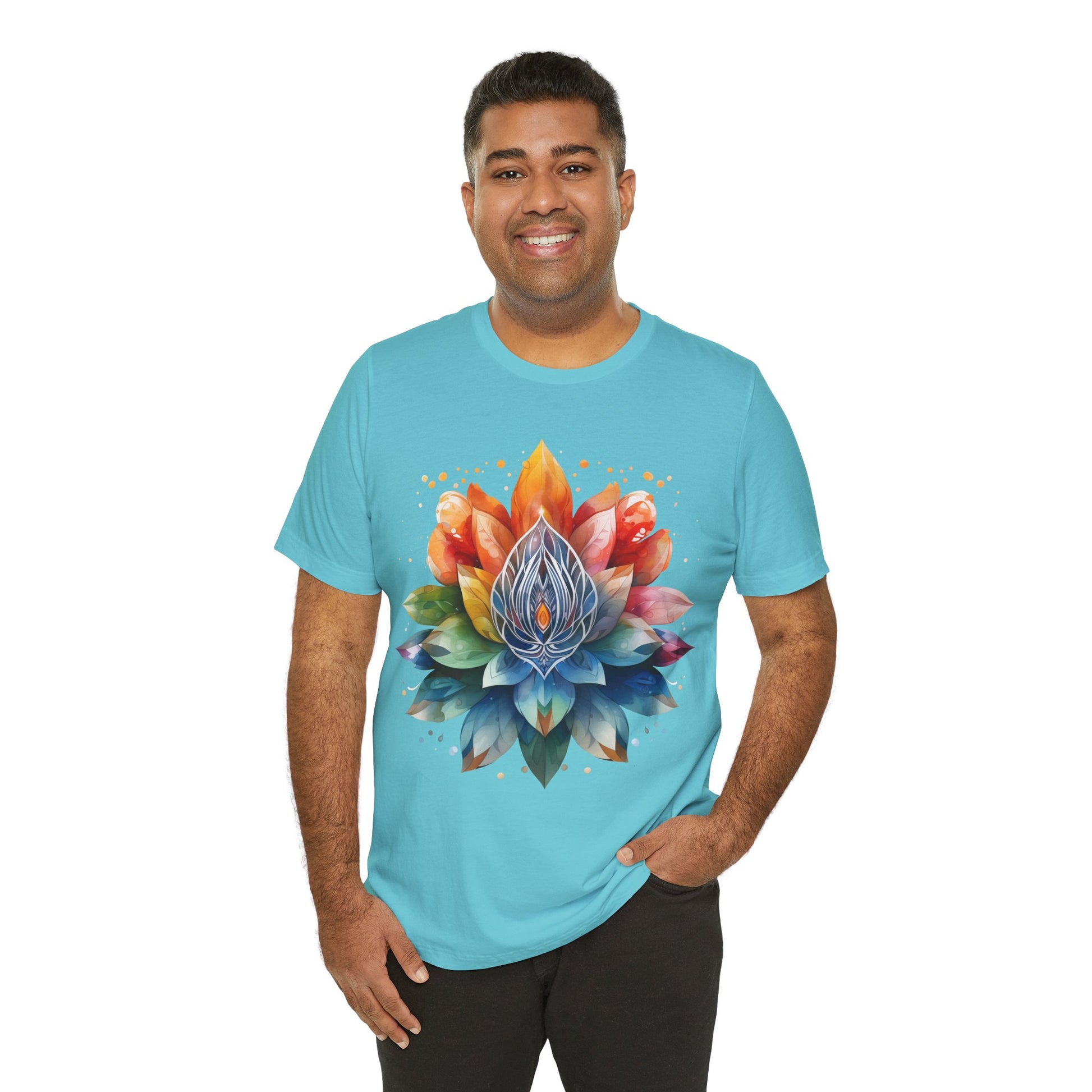Colorful Lotus Flower T-Shirt