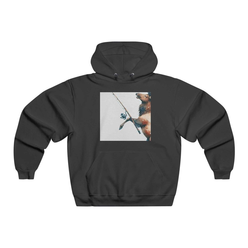 Men's Fishing Bear Hoodie