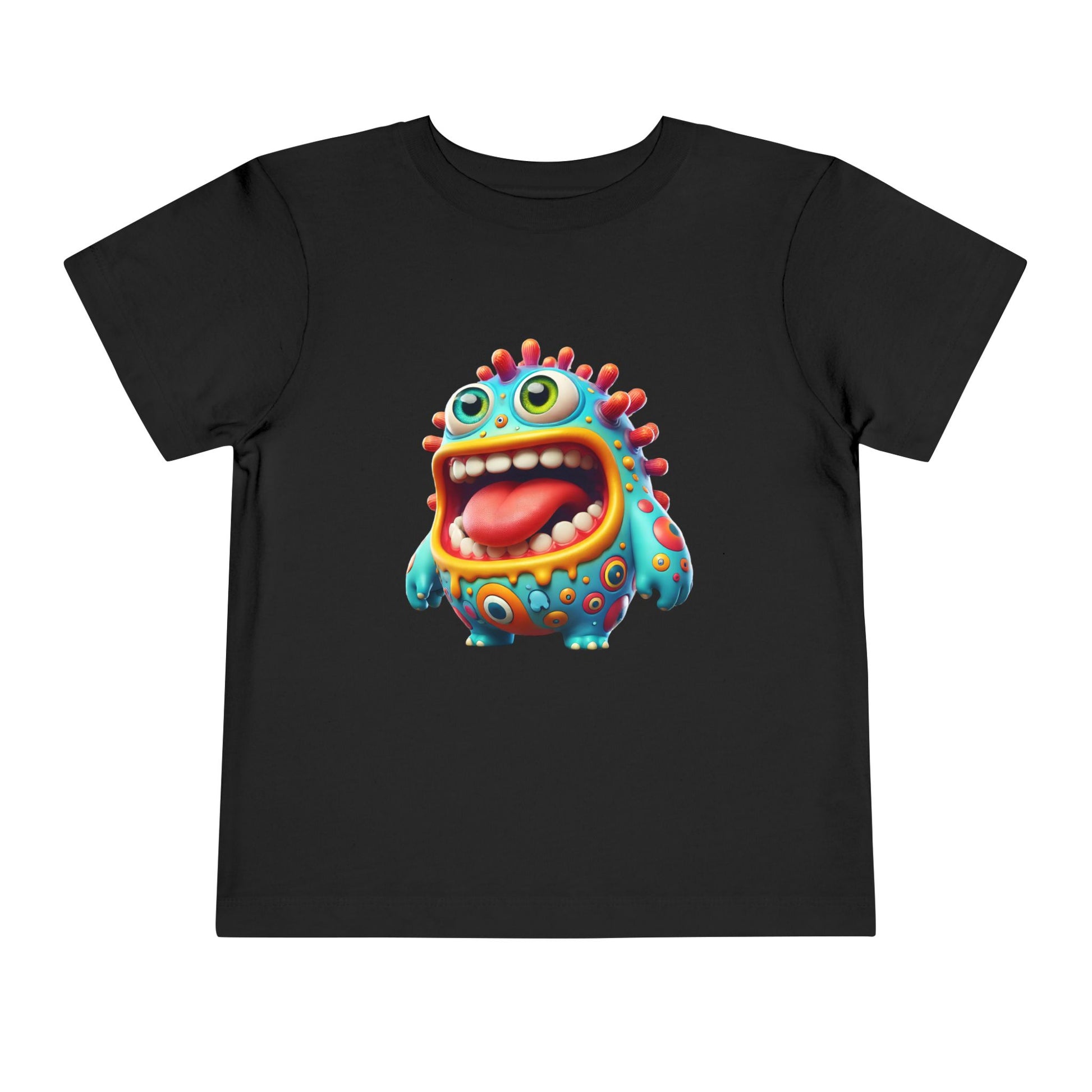 Colorful Toddler Tee with Fun Monster Design