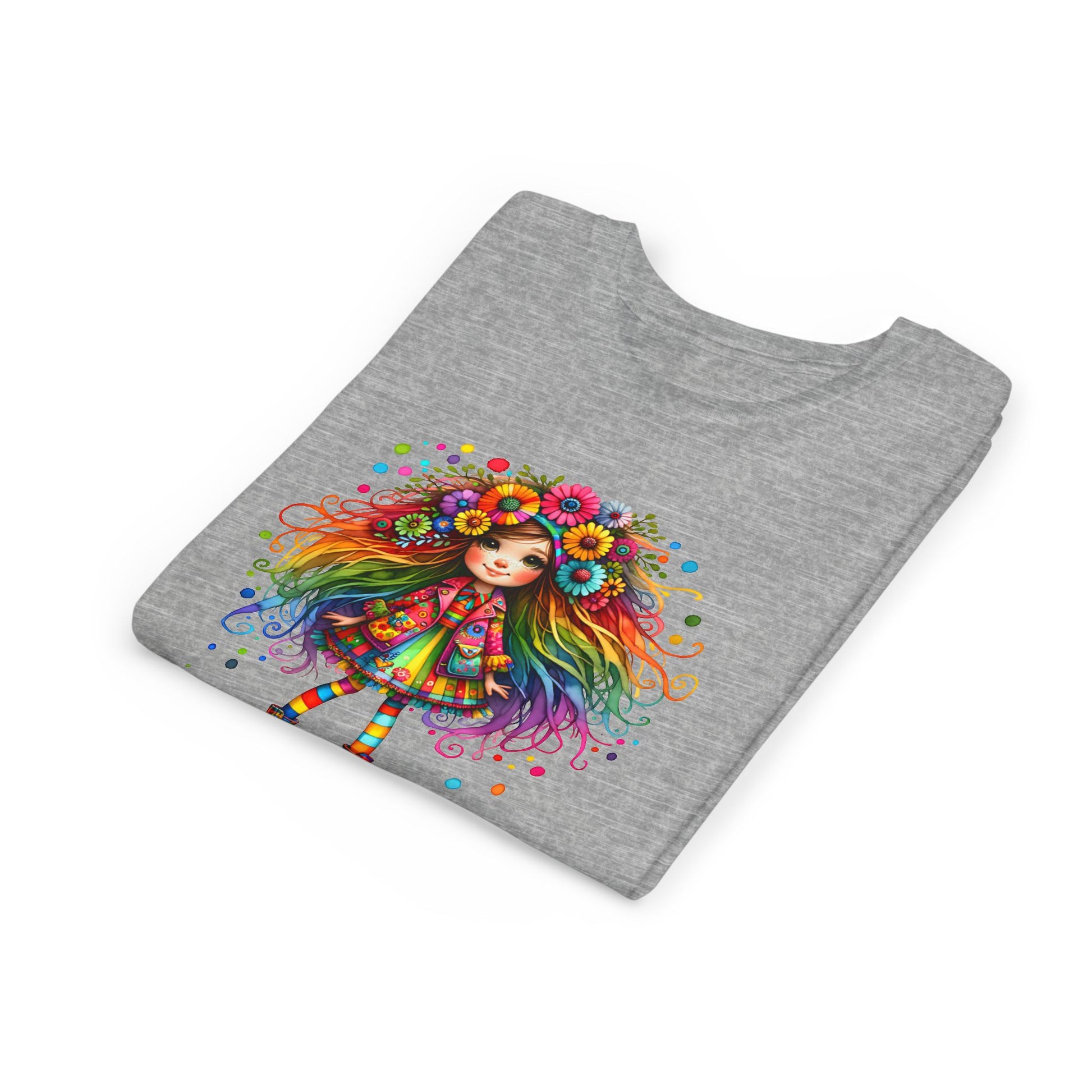Whimsical Flower Child Youth Tee