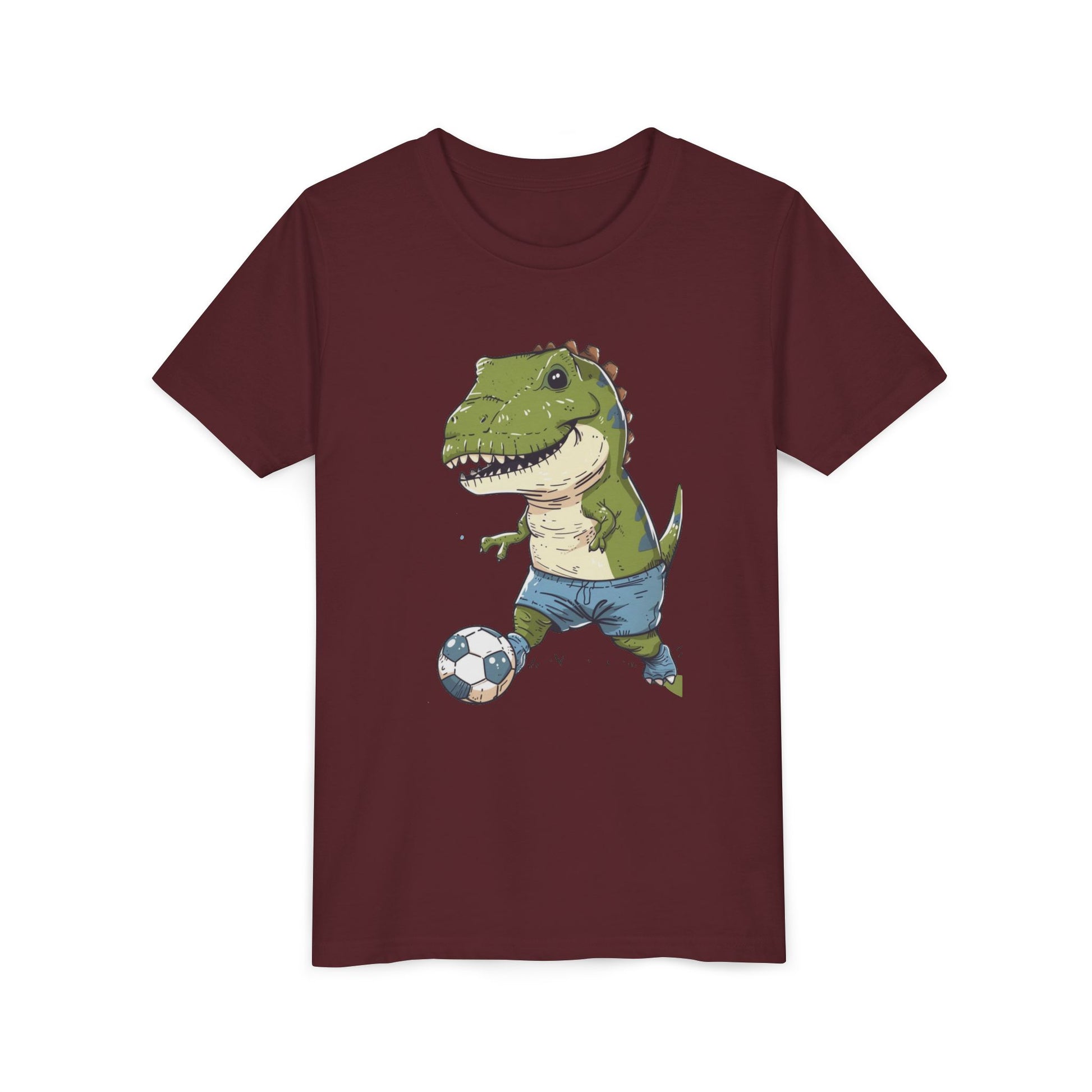 Dinosaur Soccer Youth Tee