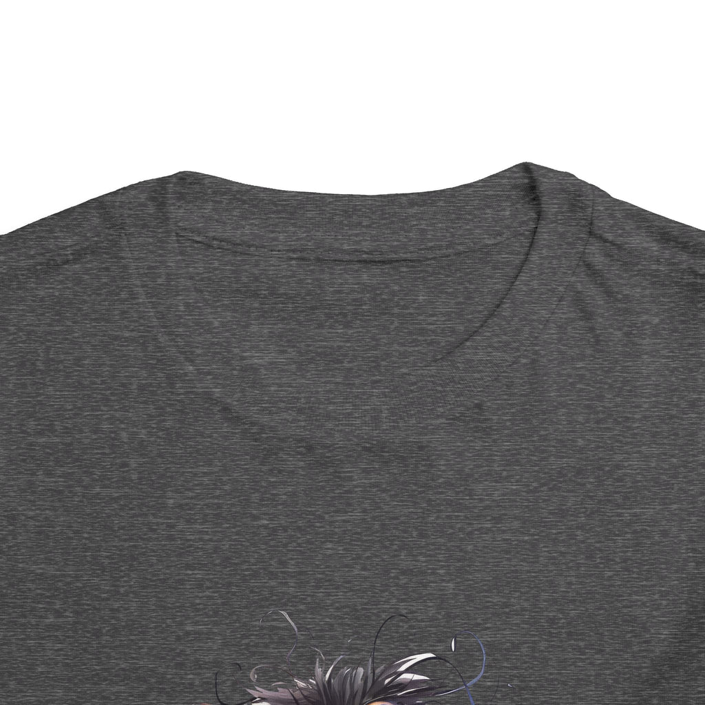 Whimsical Toddler Short Sleeve Tee with Adorable Cartoon Bird