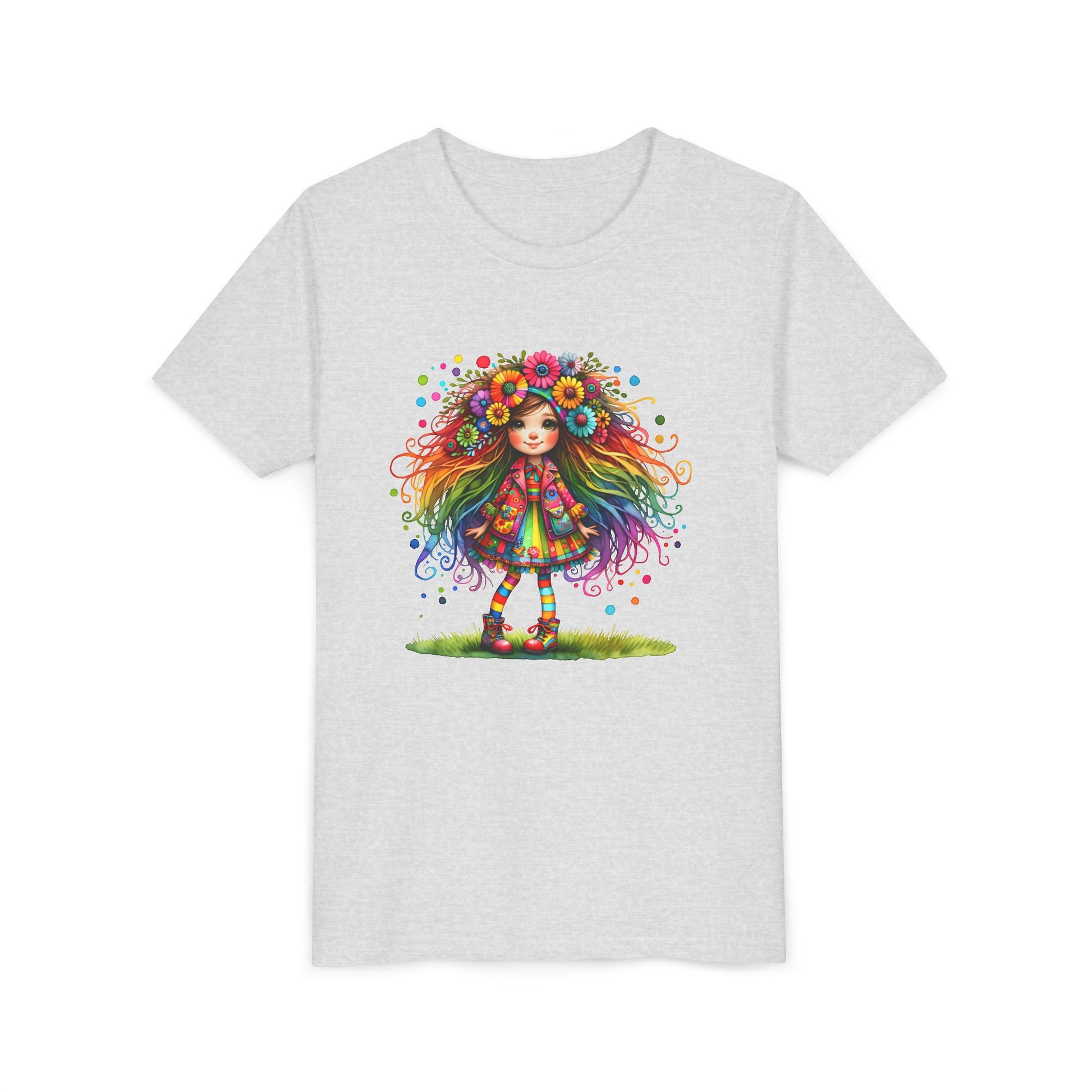 Whimsical Flower Child Youth Tee