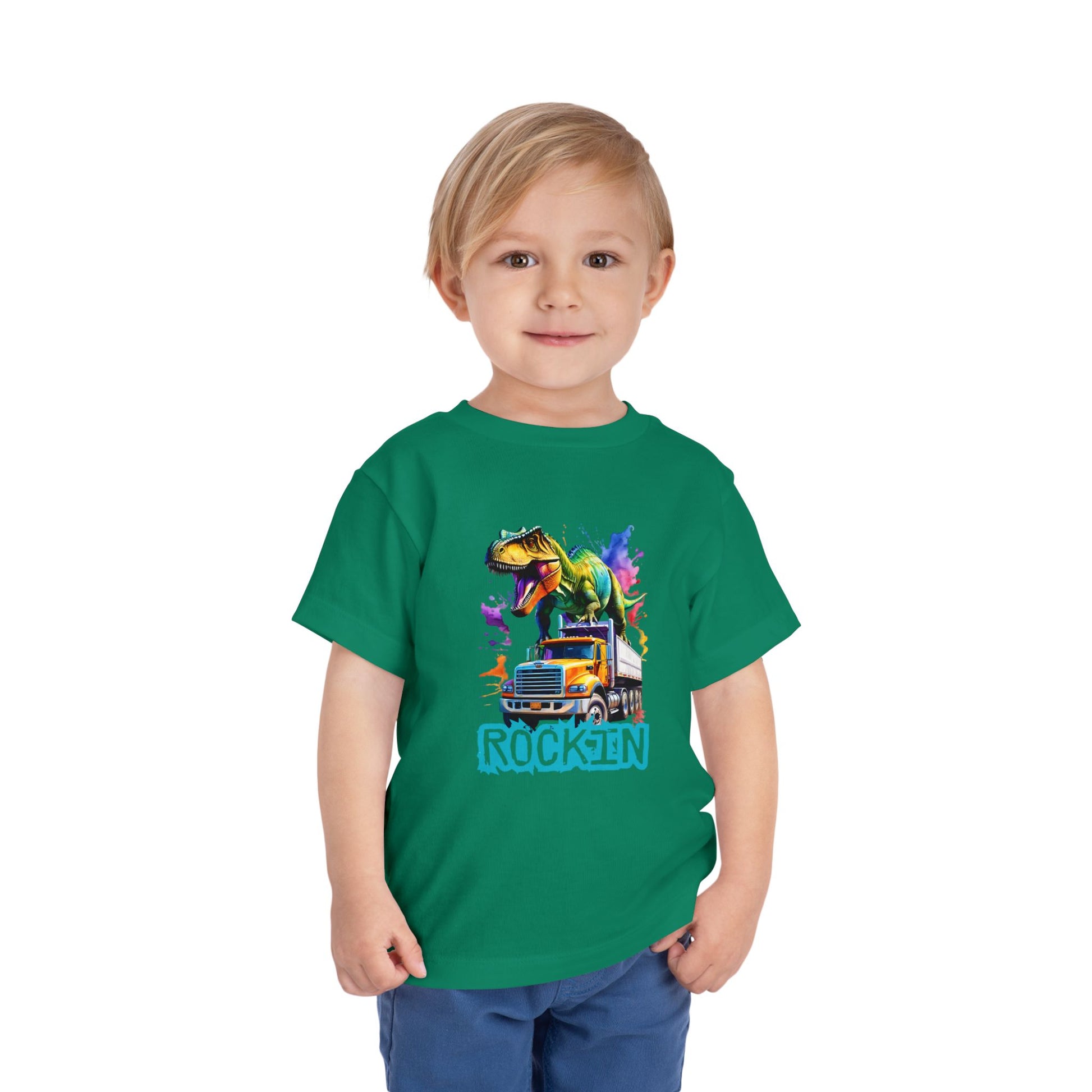 Rockin' Toddler Tee - Dino Design