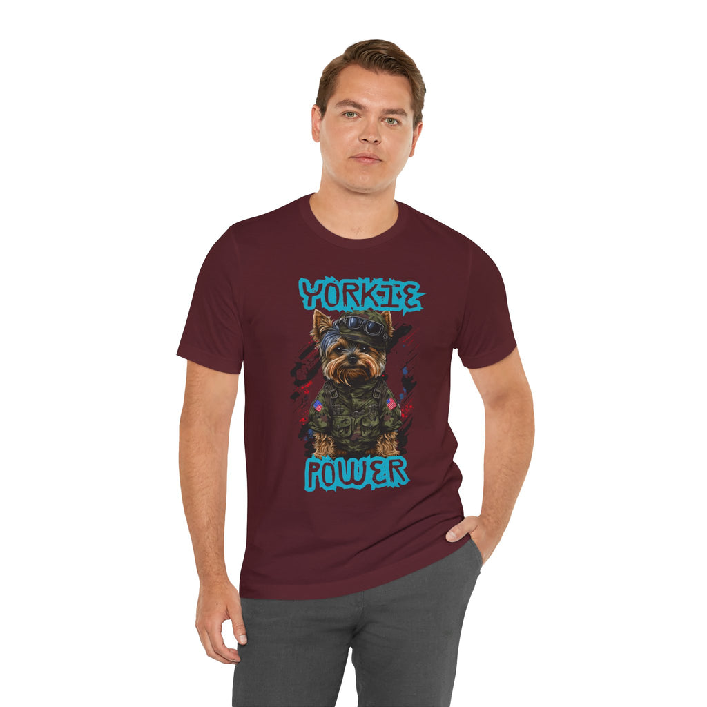 Yorkie Power Unisex Tee