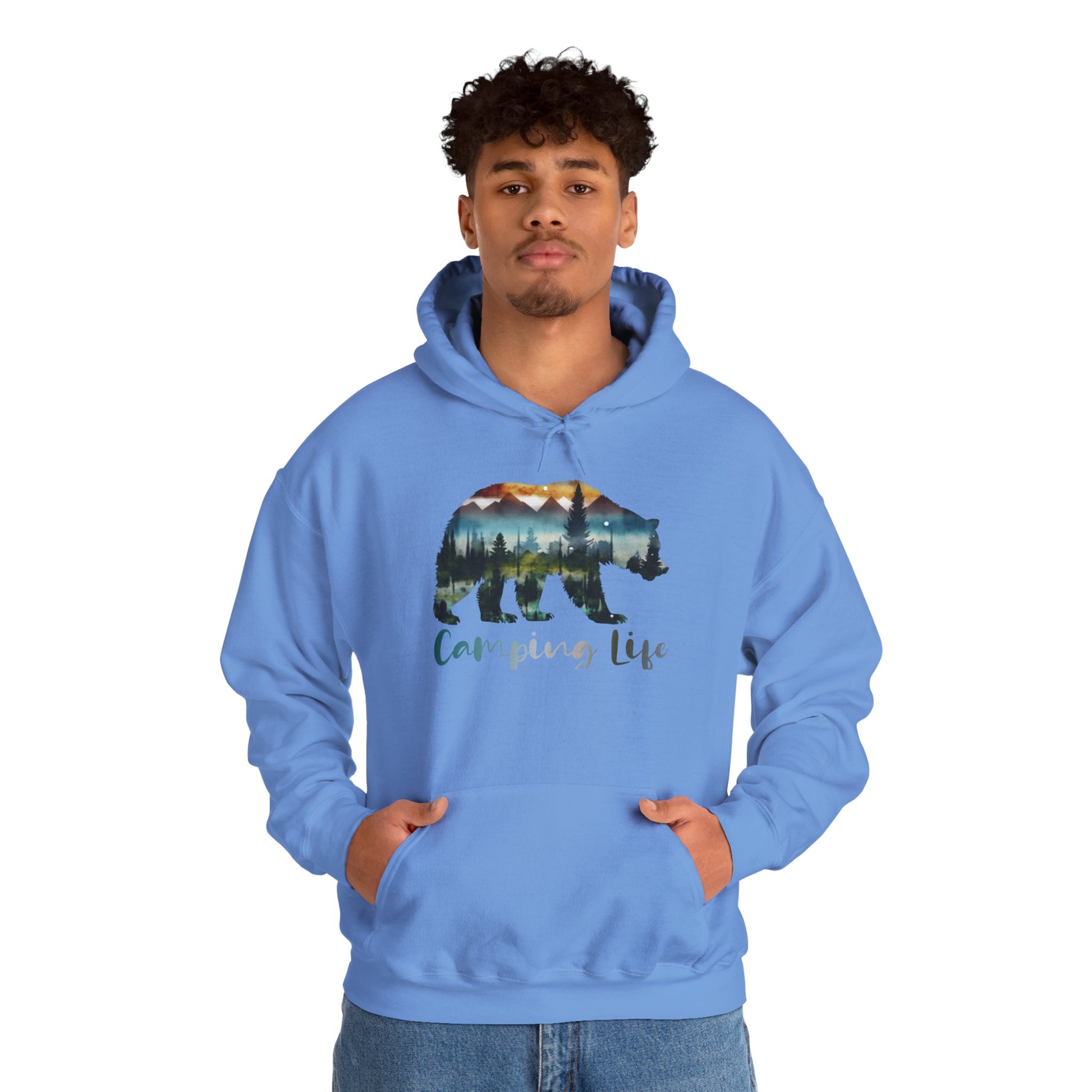 Camping Life Bear Hoodie