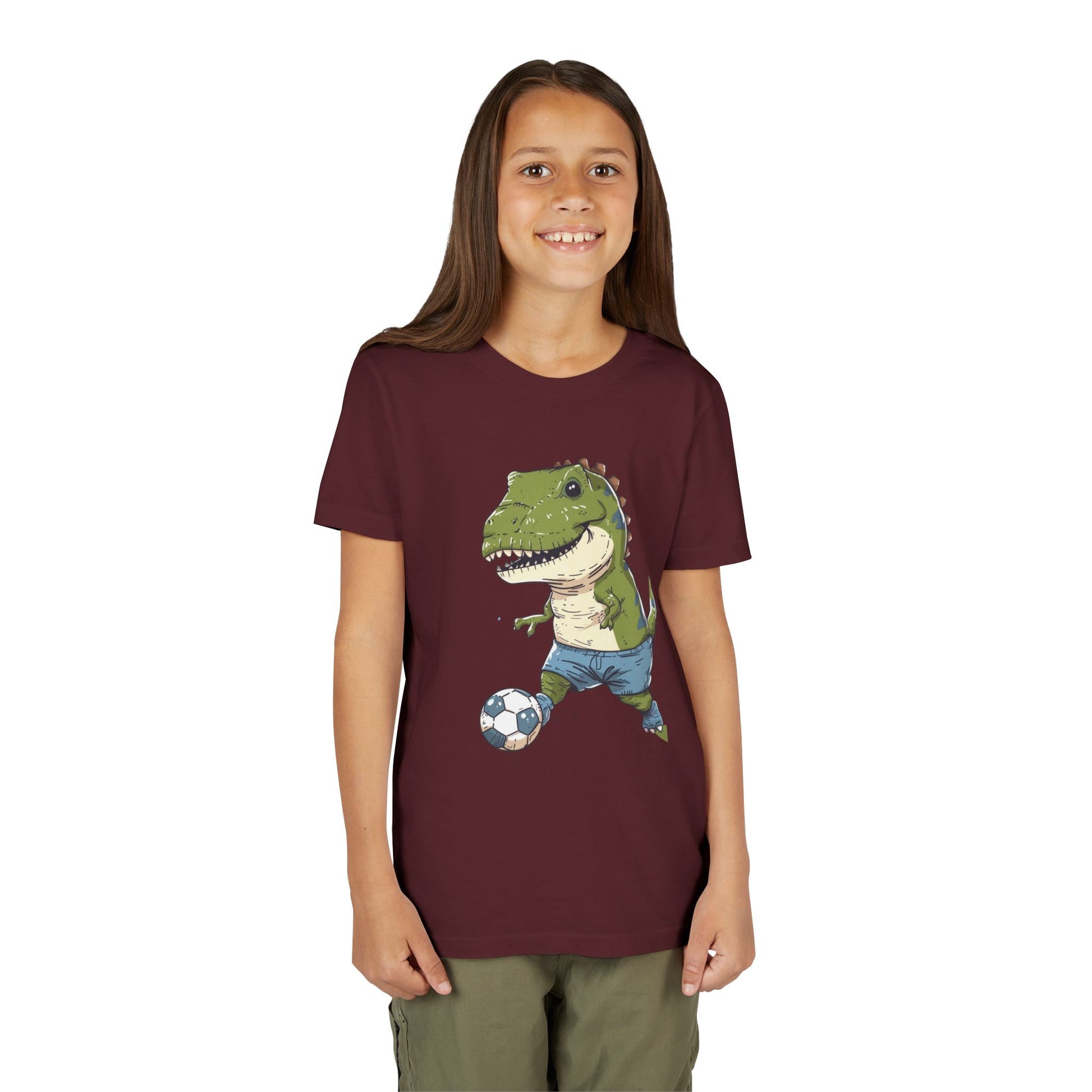 Dinosaur Soccer Youth Tee