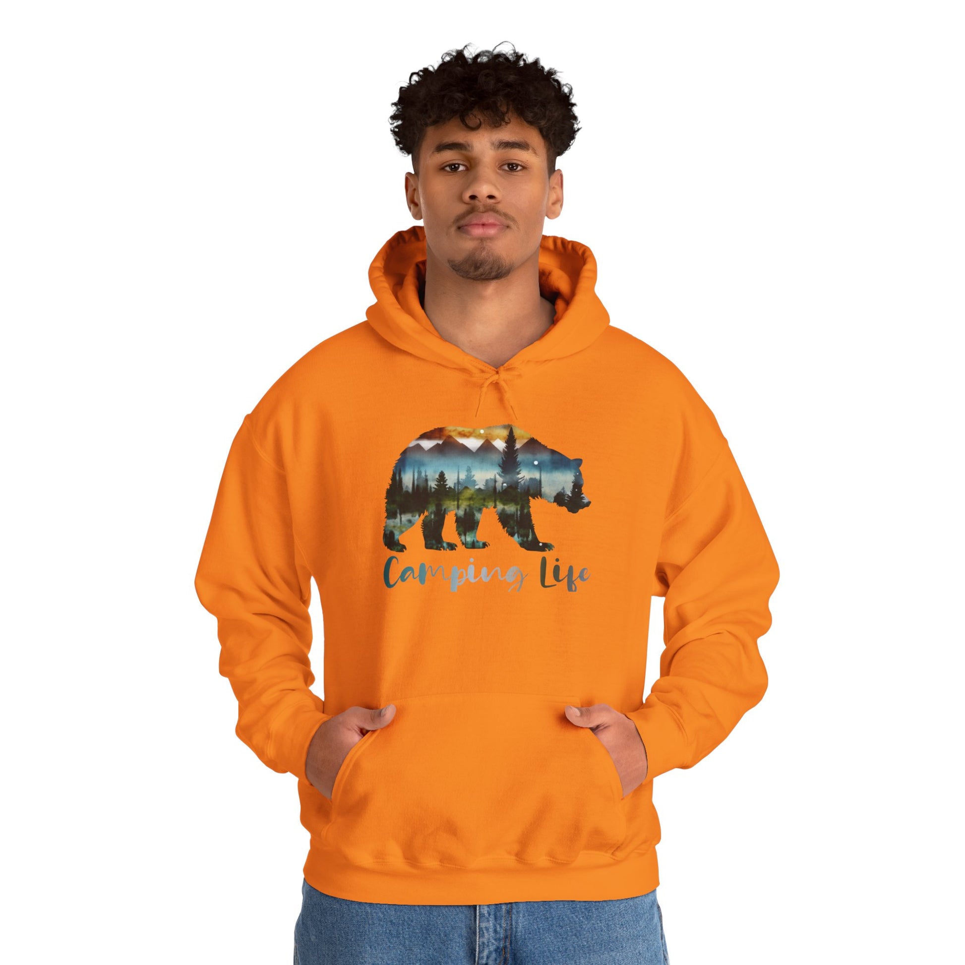 Camping Life Bear Hoodie