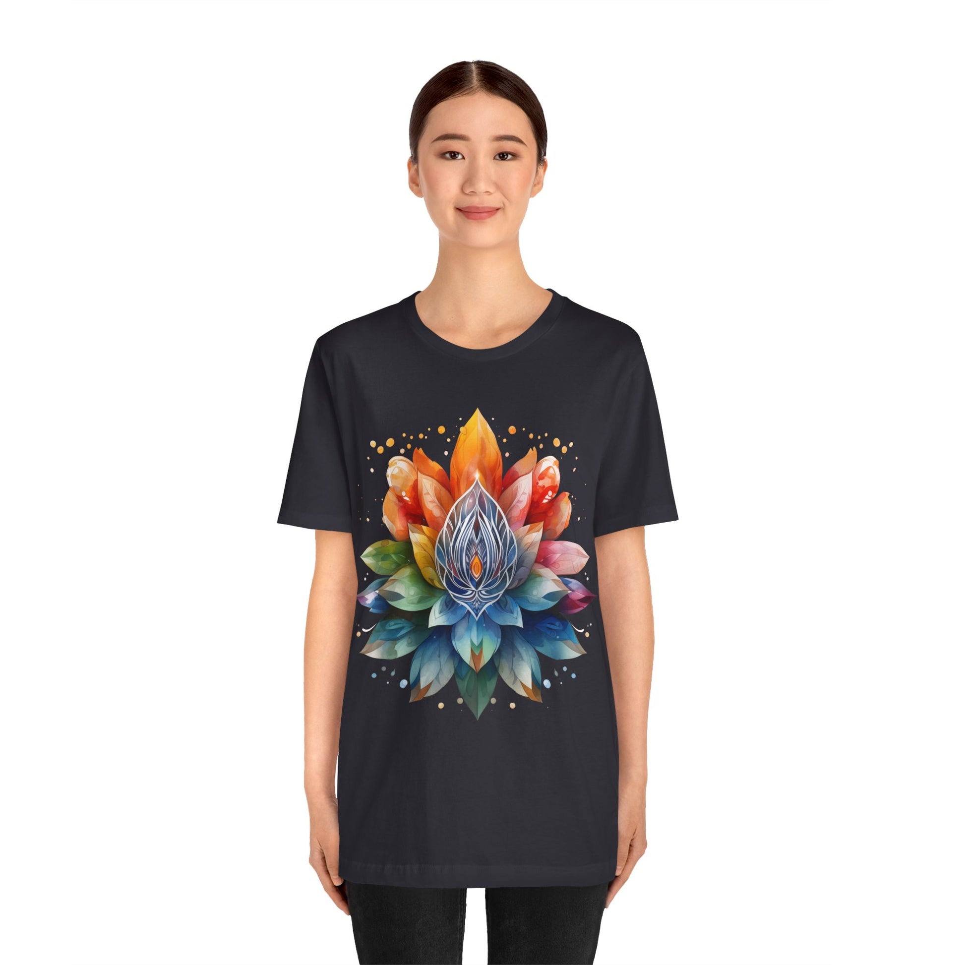 Colorful Lotus Flower T-Shirt