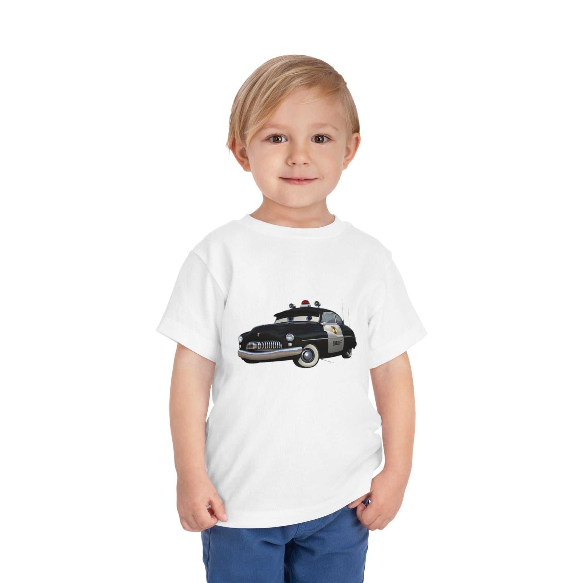 Police Car Toddler Tee