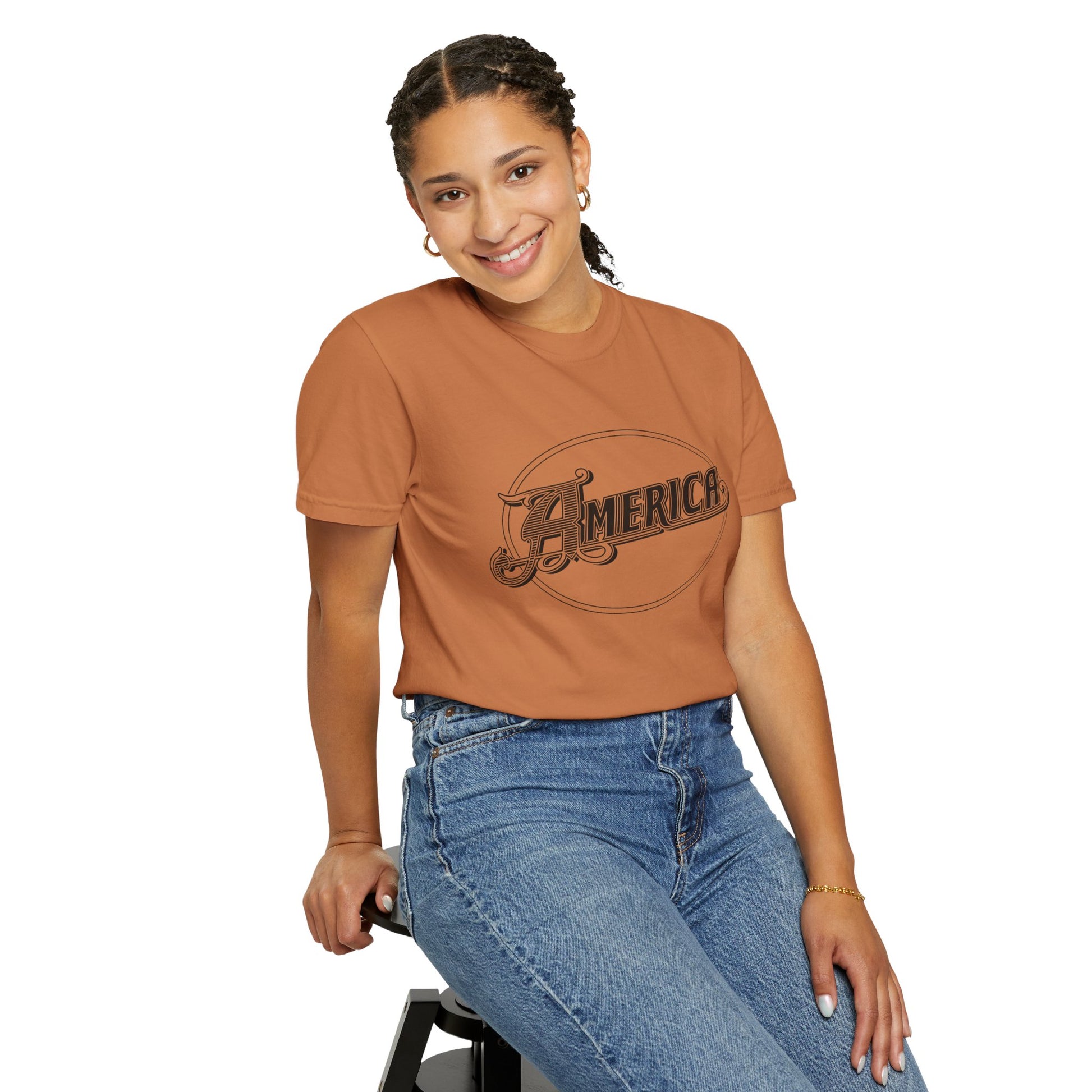 America Vintage Garment-Dyed T-Shirt