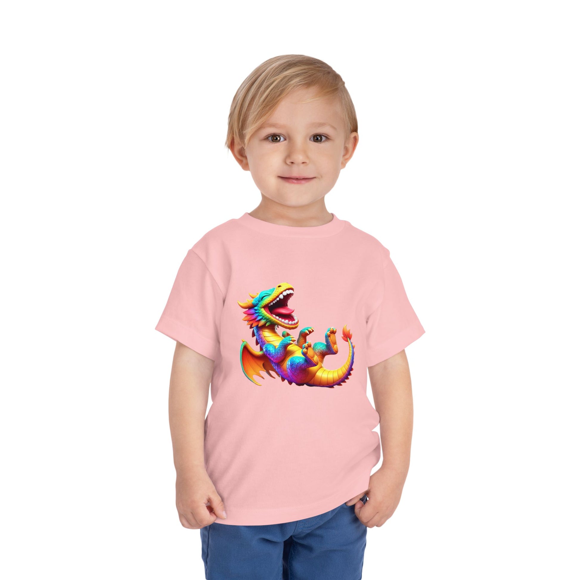 Rainbow Dinosaur Toddler Tee