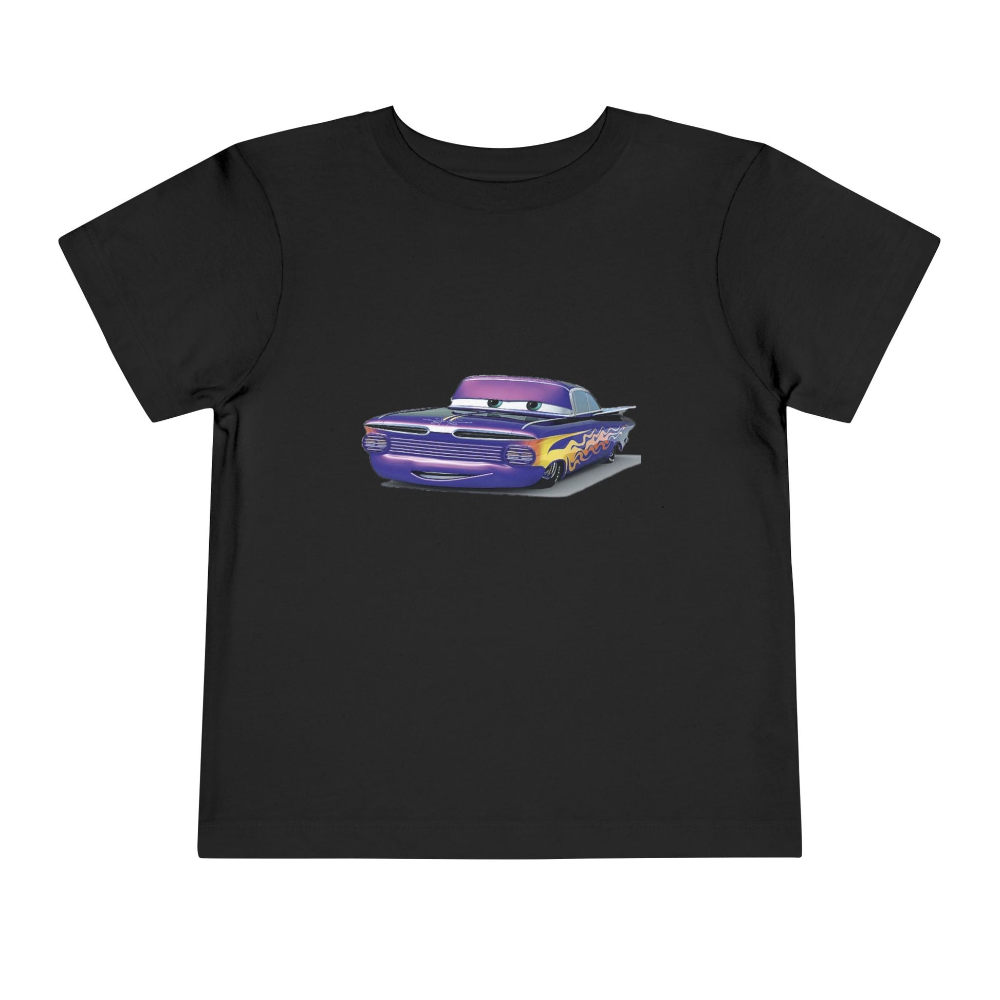 Toddler Short Sleeve Tee Featuring Fun Car Design
