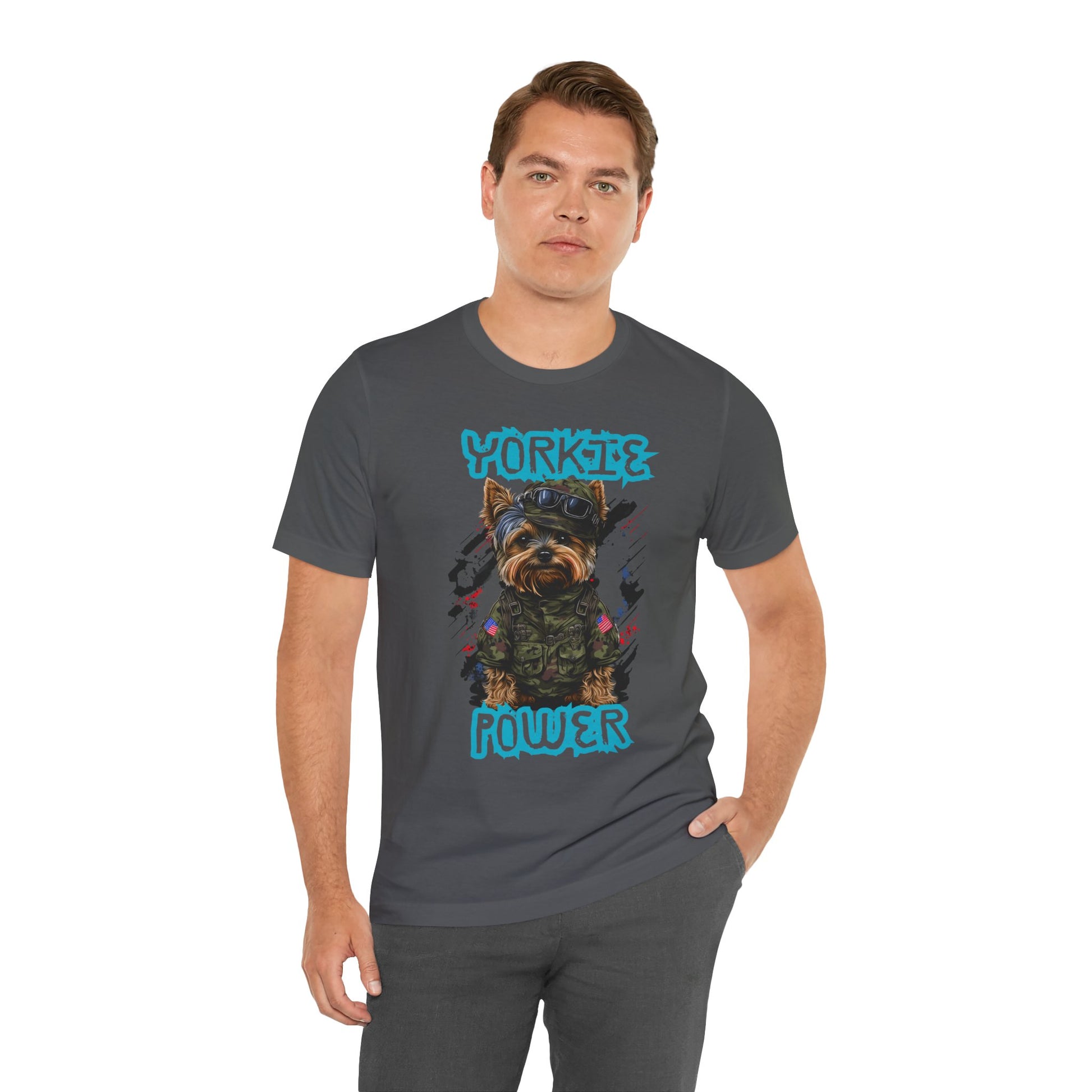 Yorkie Power Unisex Tee