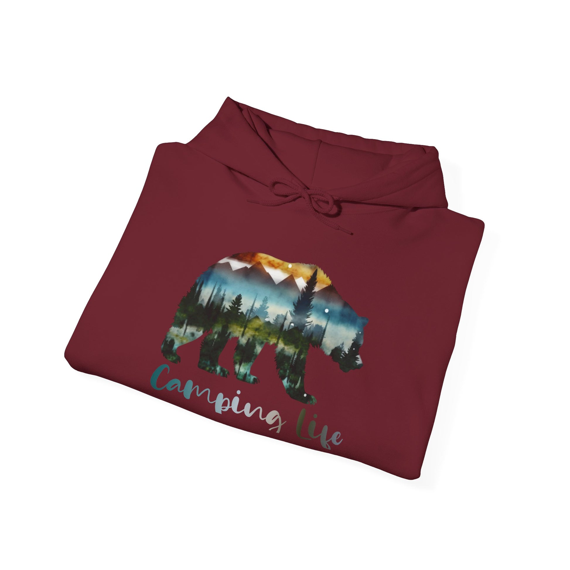 Camping Life Bear Hoodie