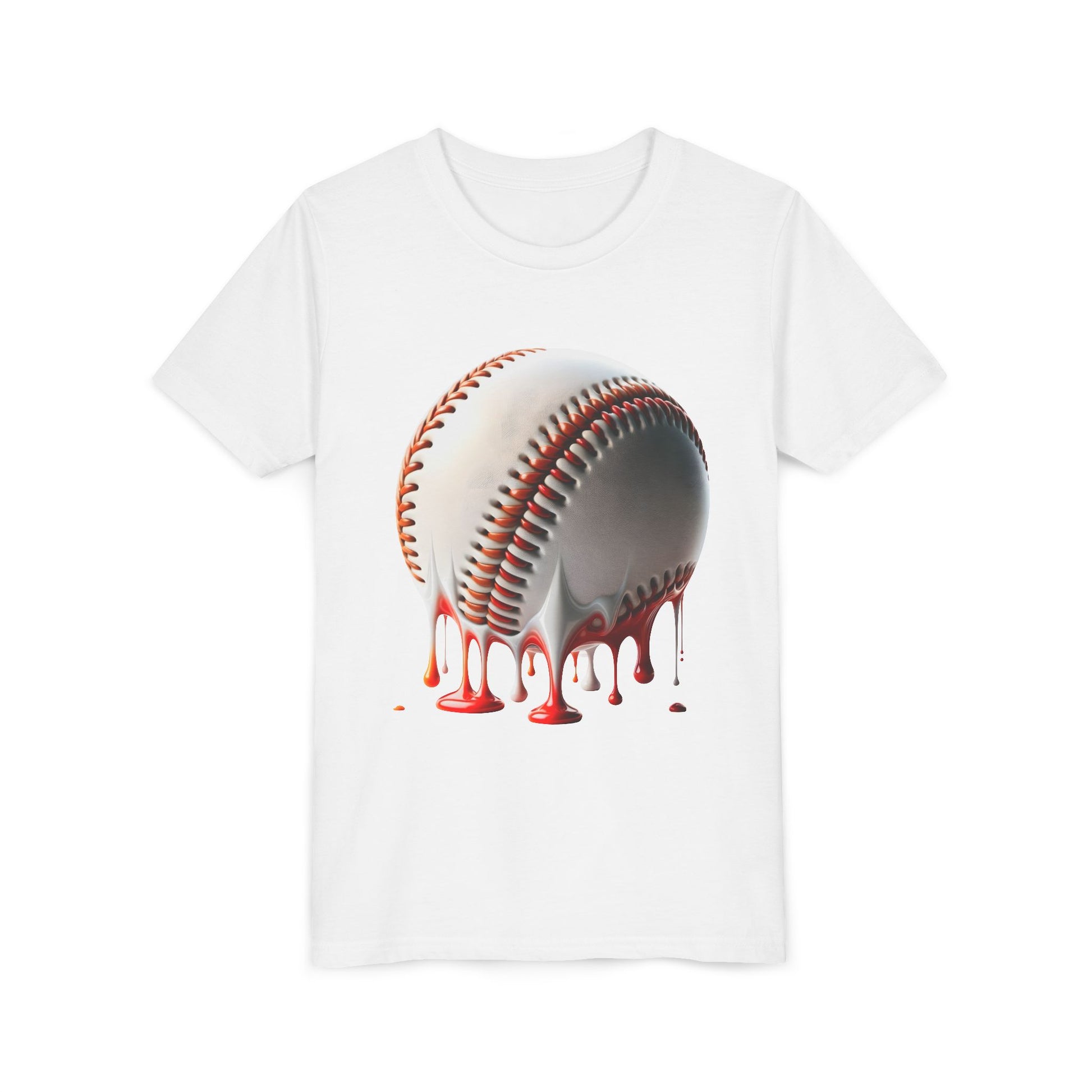 Youth Baseball Inspired Dripping Tee