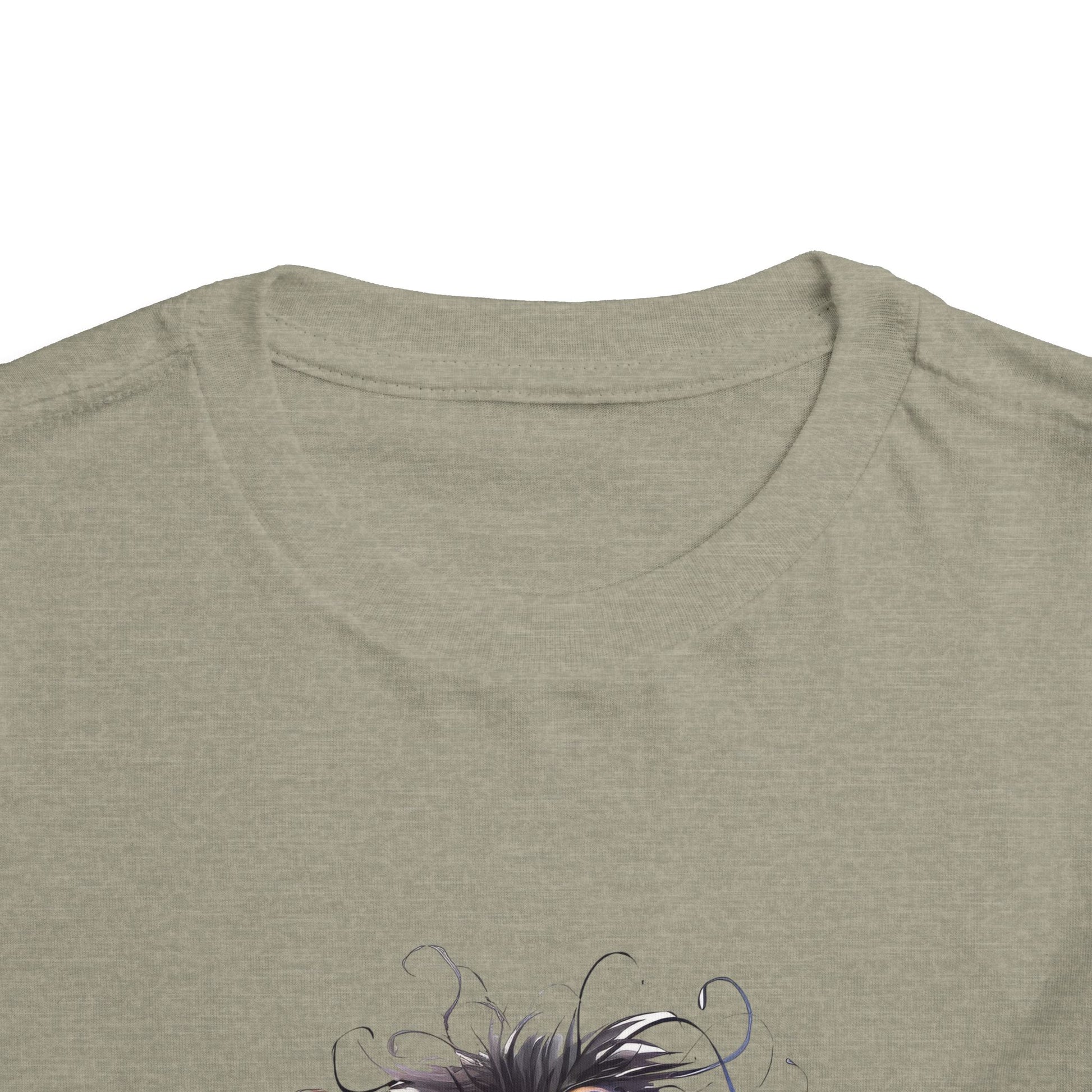 Whimsical Toddler Short Sleeve Tee with Adorable Cartoon Bird