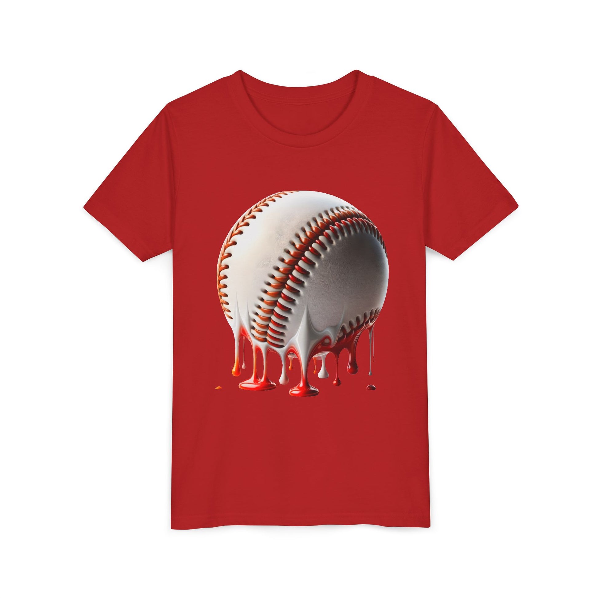 Youth Baseball Inspired Dripping Tee