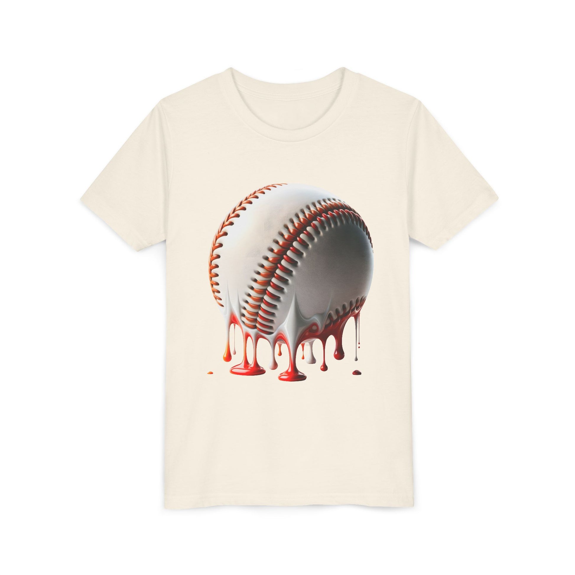 Youth Baseball Inspired Dripping Tee