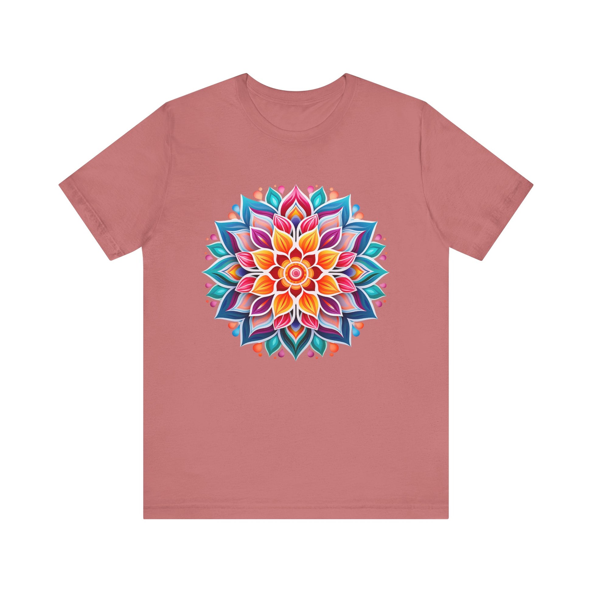 Vibrant Mandala Graphic Tee
