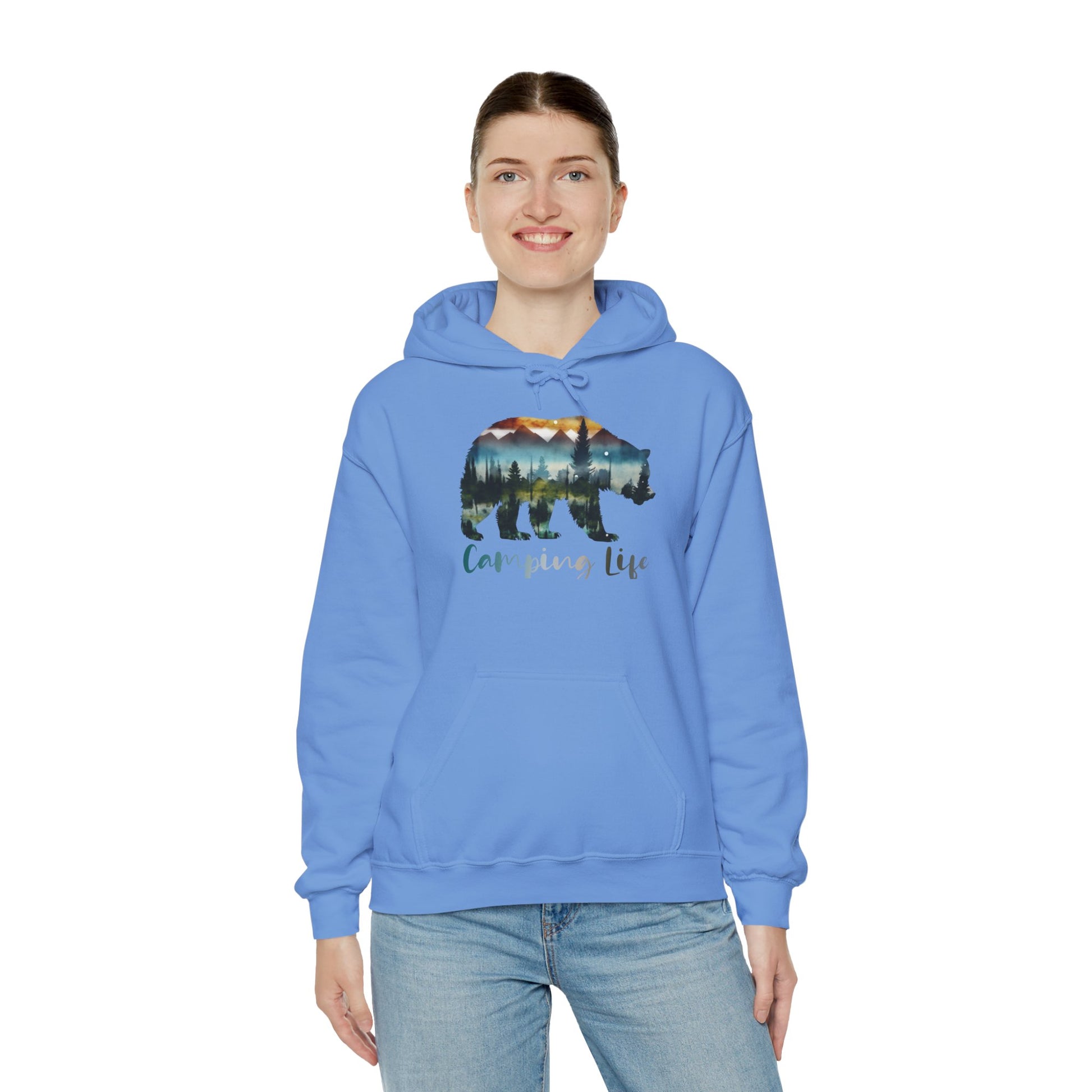 Camping Life Bear Hoodie