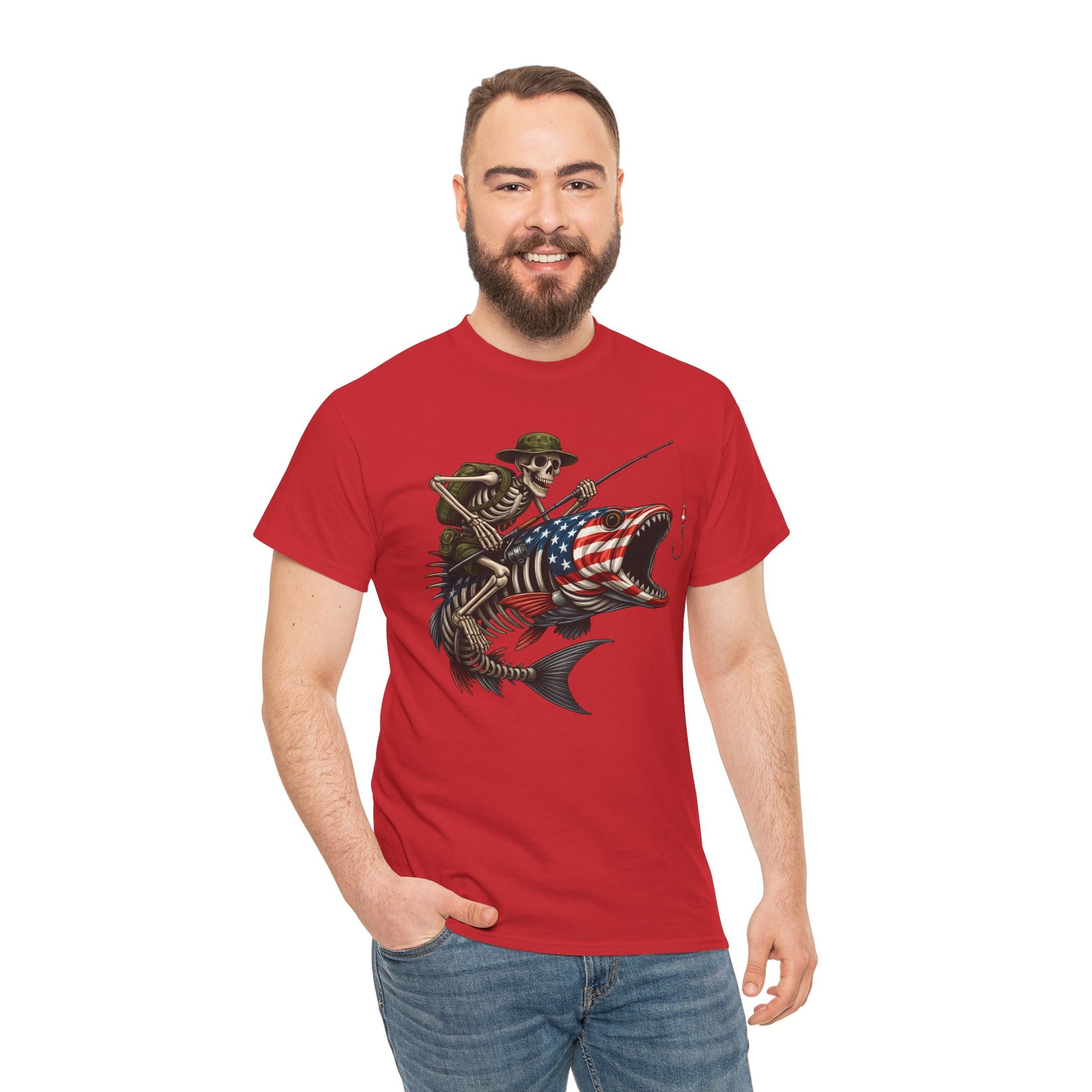 Fishing Skeleton Tee
