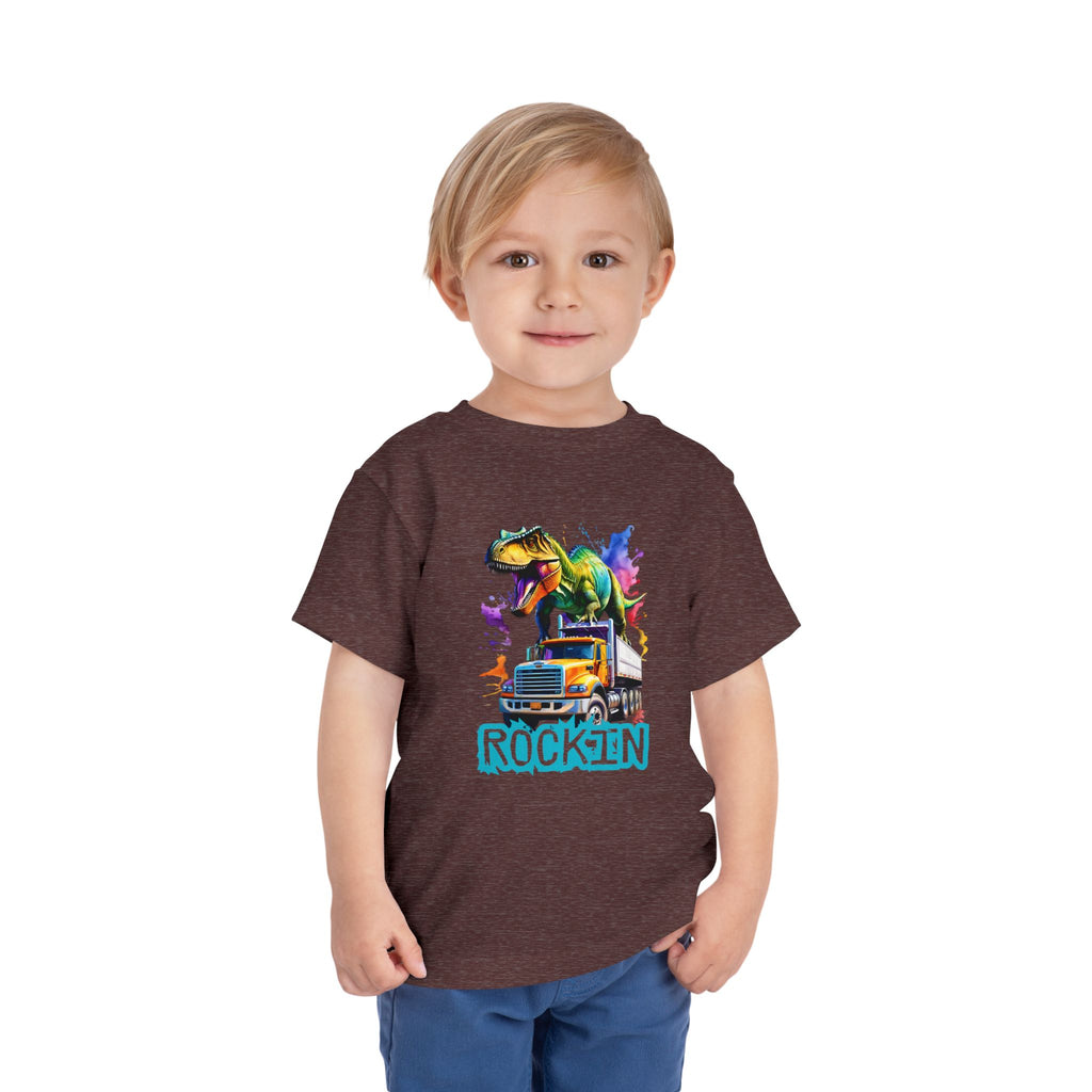Rockin' Toddler Tee - Dino Design