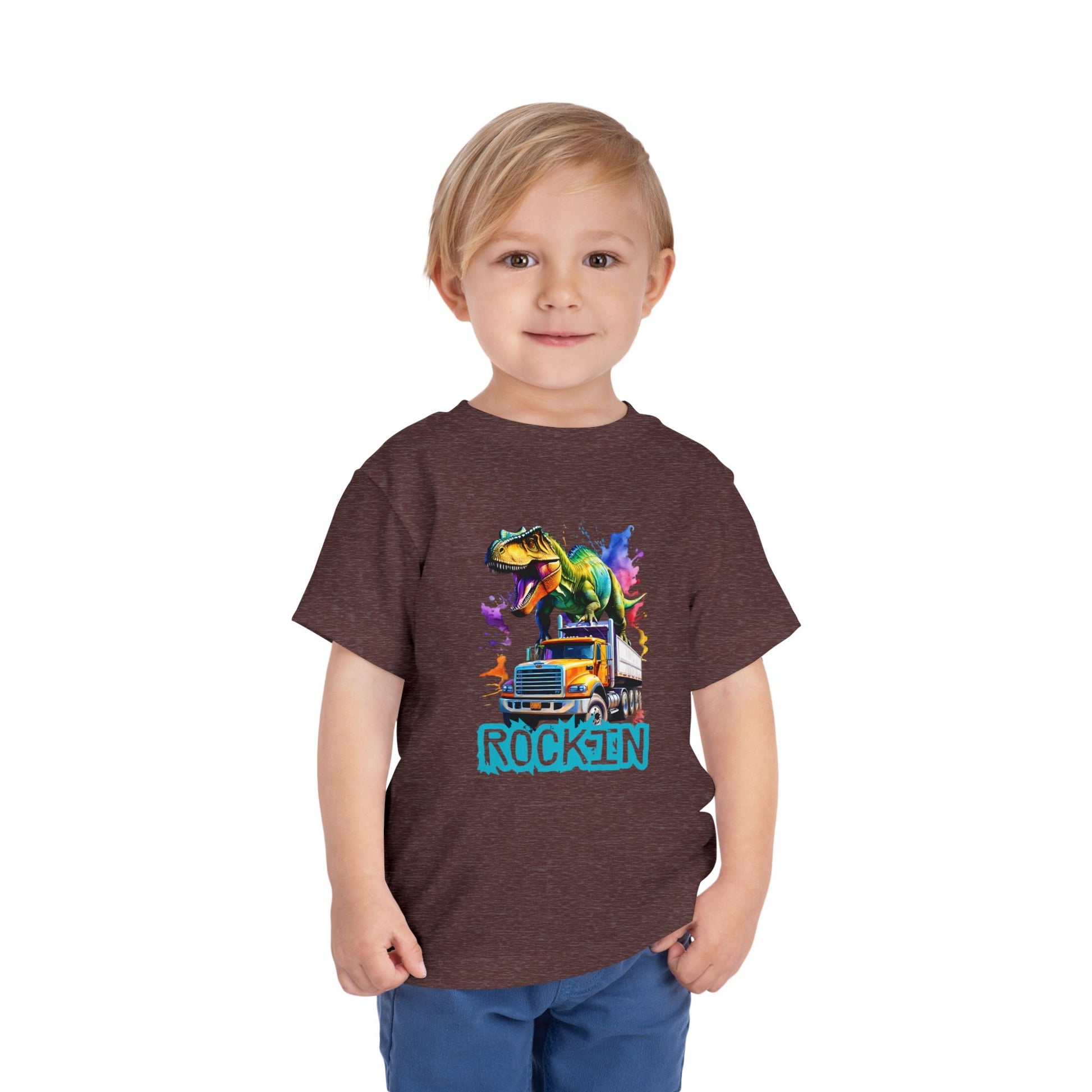 Rockin' Toddler Tee - Dino Design